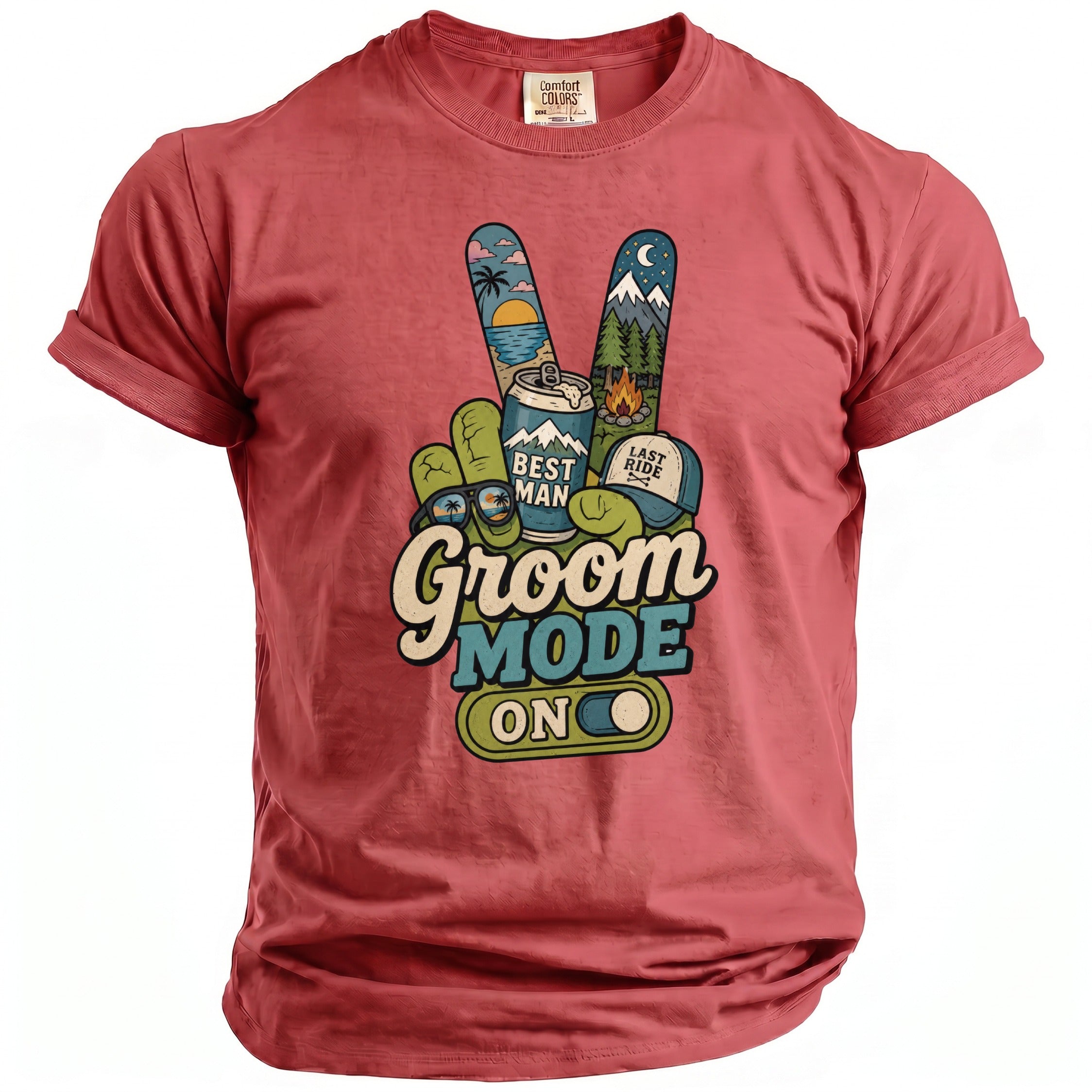 Groom Mode Party T-Shirt - Midnight Gents