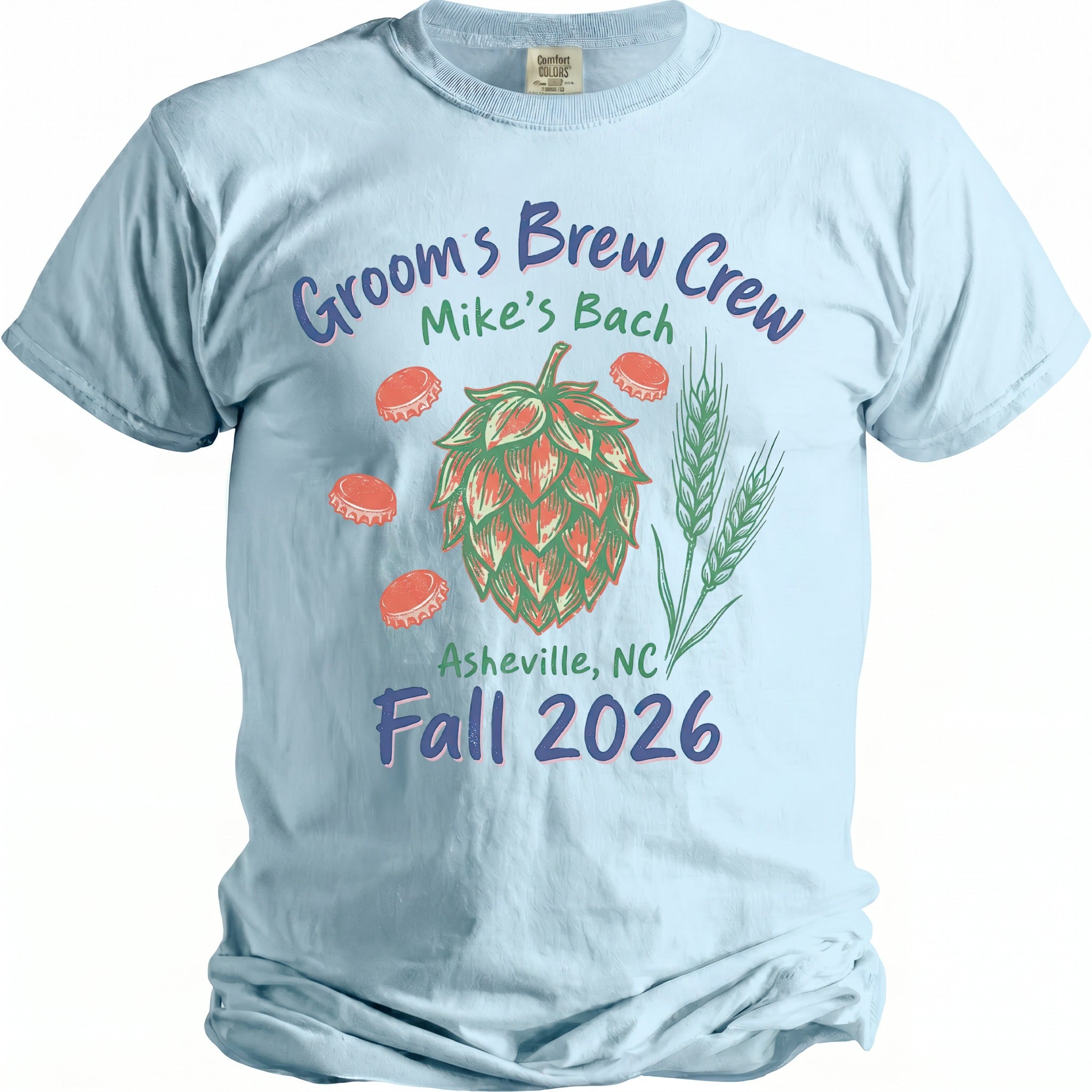 Groom's Brew Crew T-Shirt - Midnight Gents