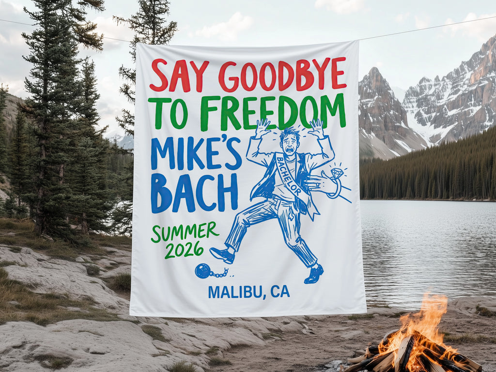 Banner reads "Say Goodbye to Freedom Mike's Bach Summer 2026 Malibu, CA"