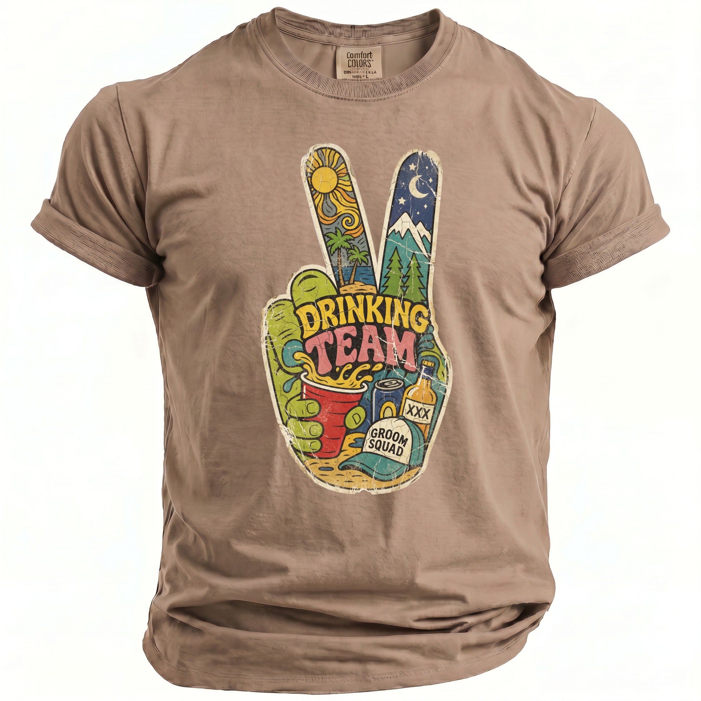 Drinking Team Bachelor T-Shirt - Midnight Gents
