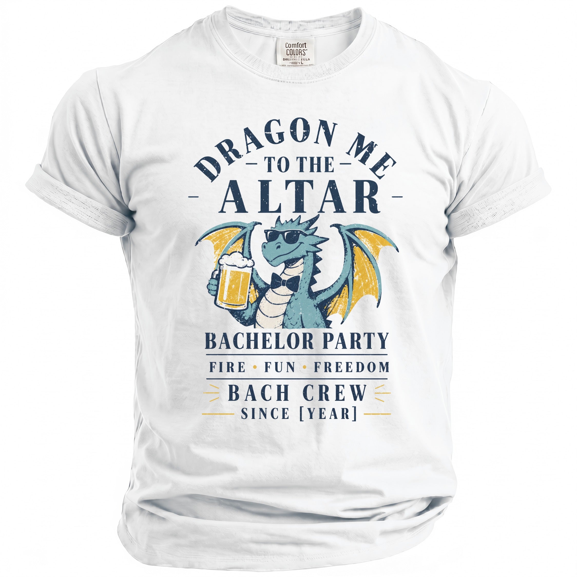 Dragon Bachelor Party T-Shirt - Midnight Gents