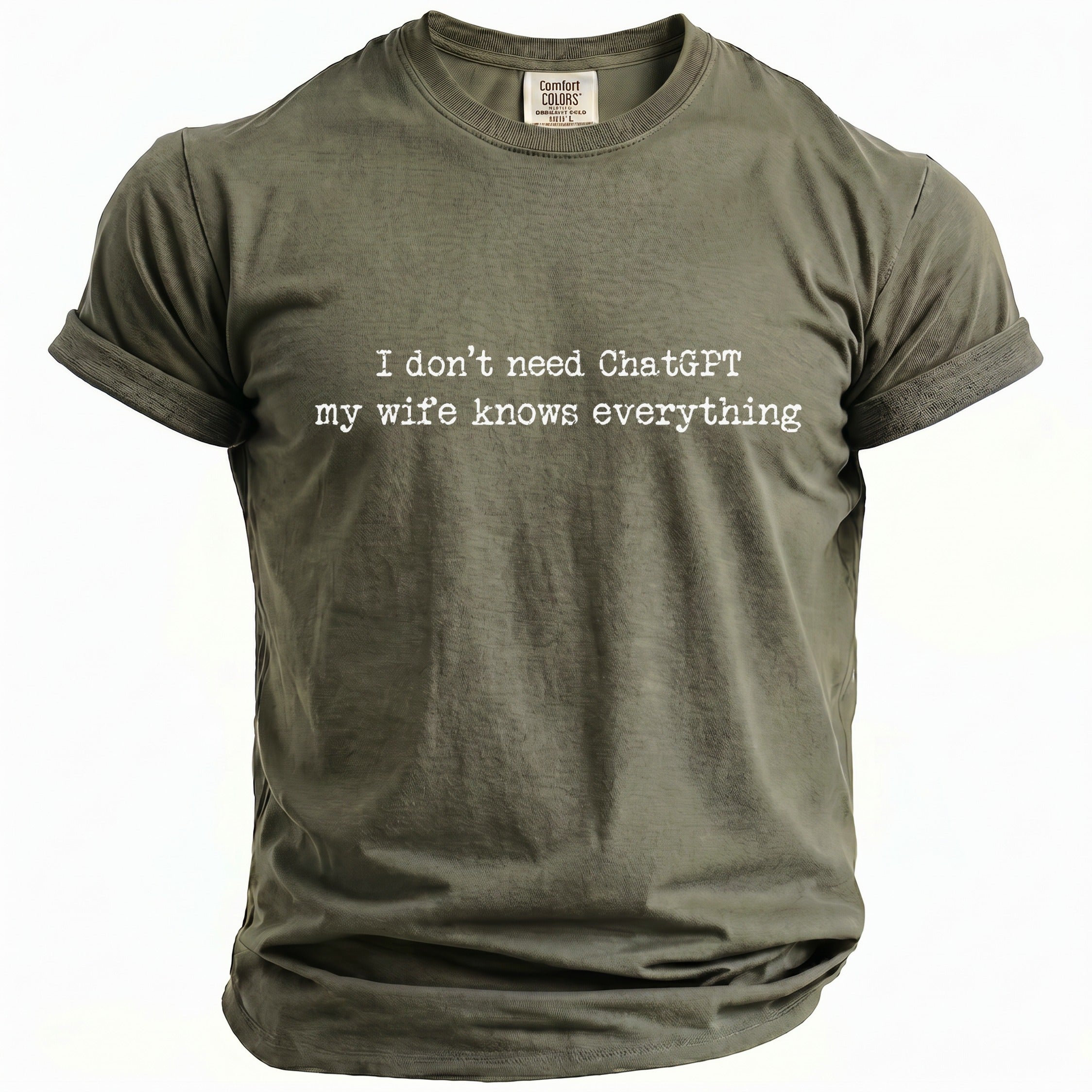 Witty Wife Knows All Tee - Midnight Gents