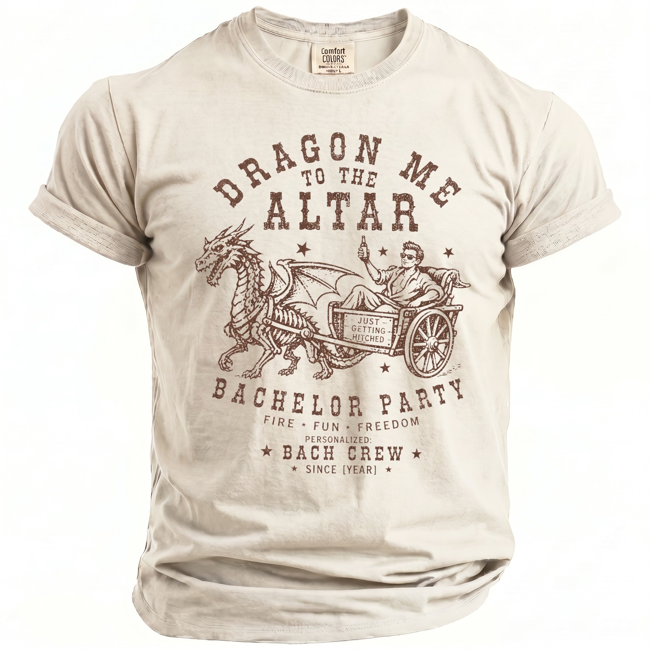 Dragon Altar Bachelor Party Tee - Midnight Gents