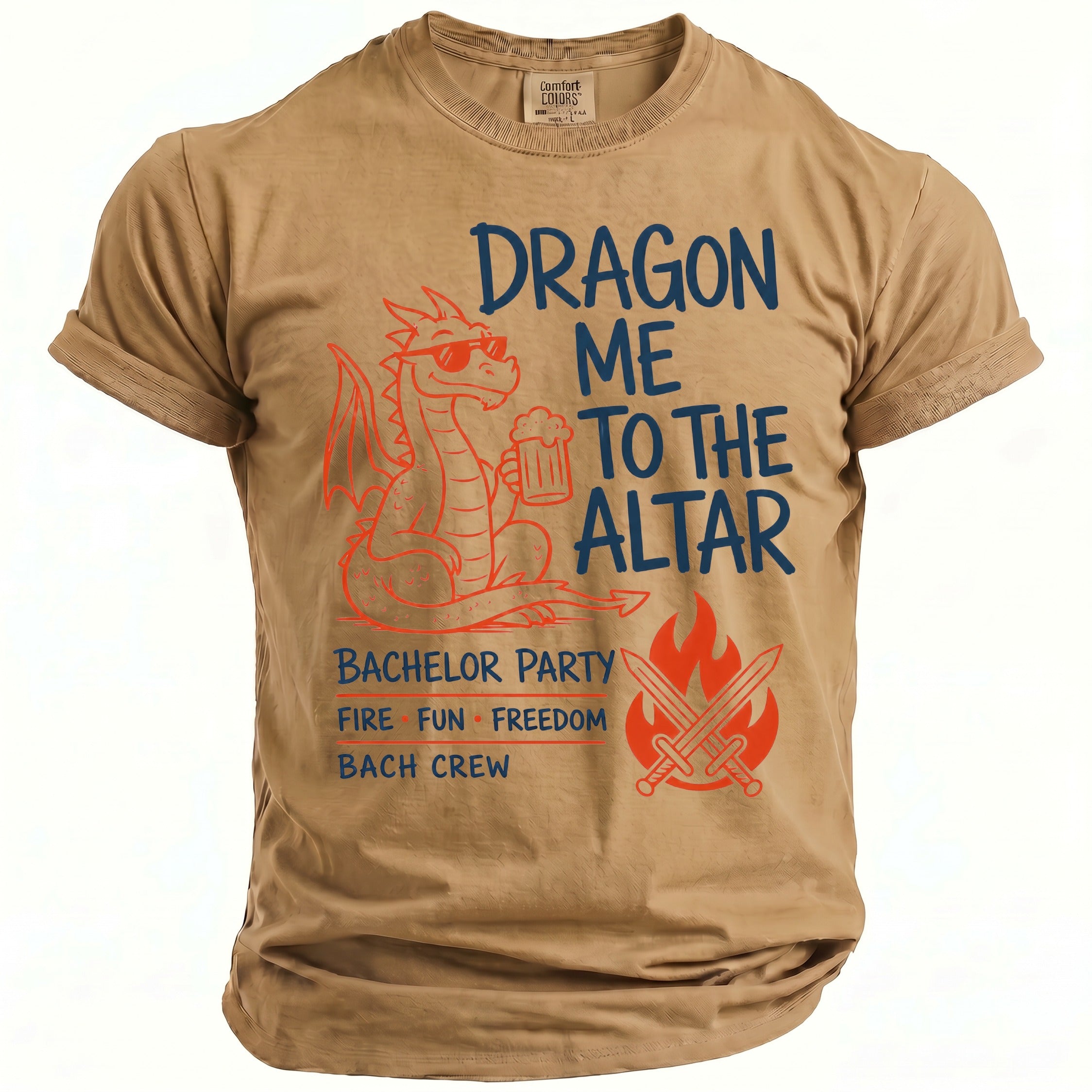 Dragon Altar Bachelor Party T-Shirt - Midnight Gents