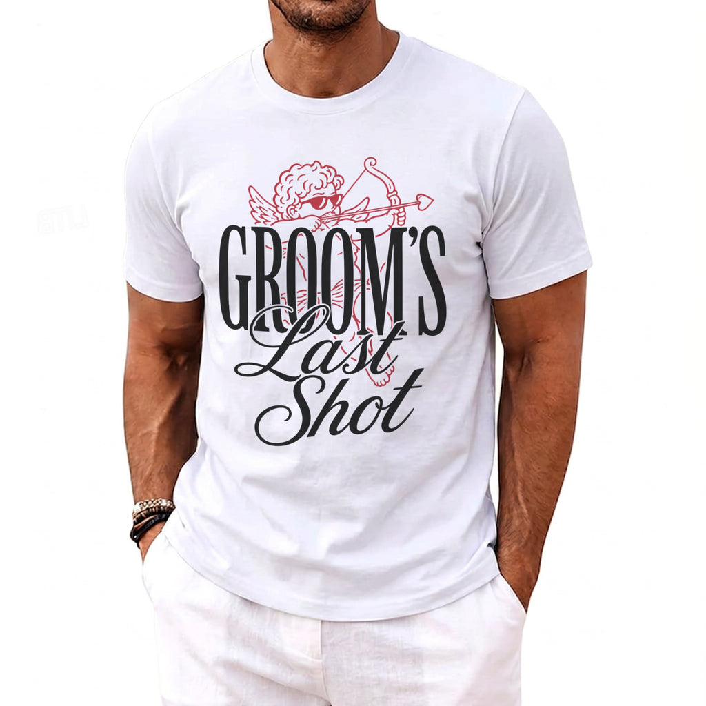 Groom's Last Shot T-Shirt - Midnight Gents