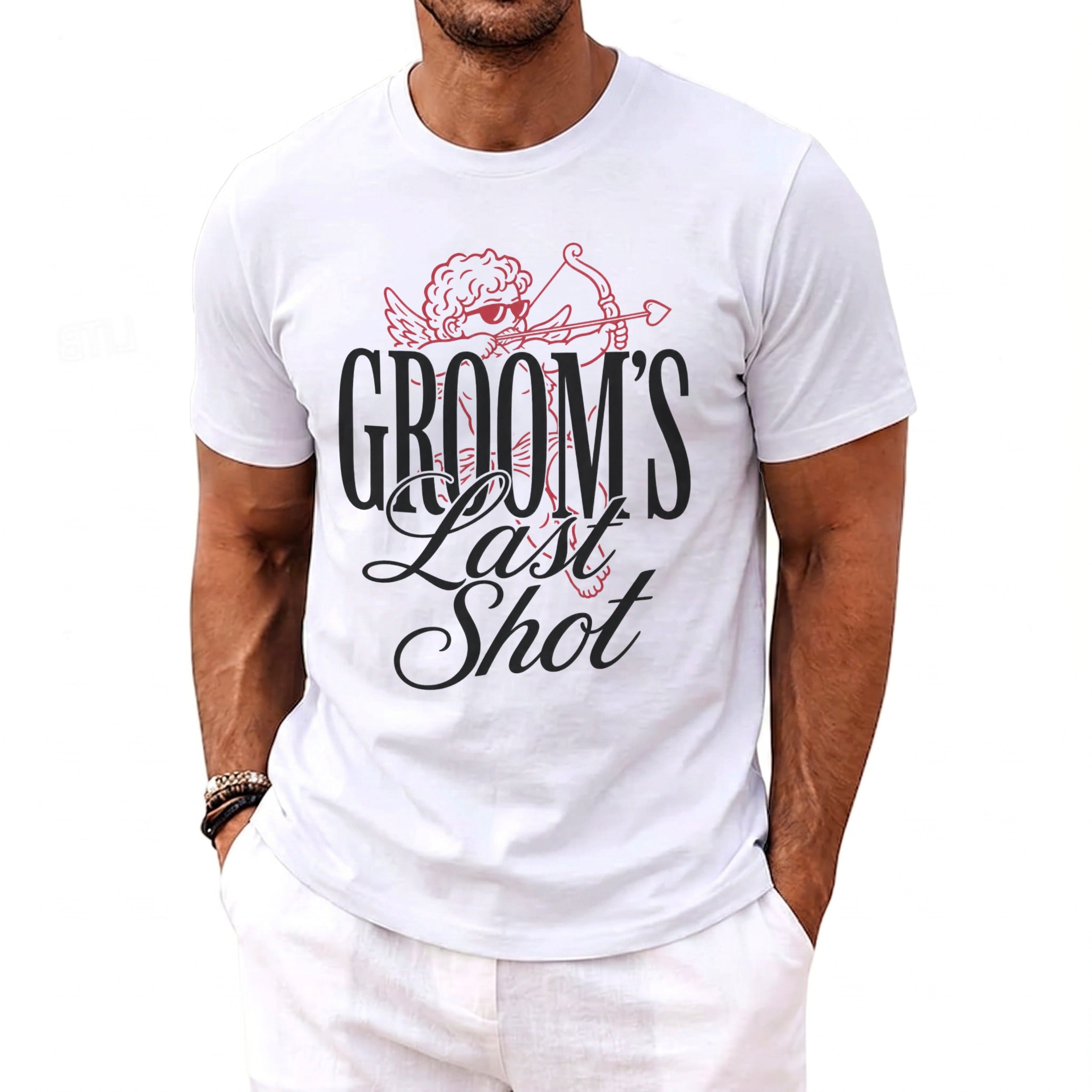 Groom's Last Shot T-Shirt - Midnight Gents