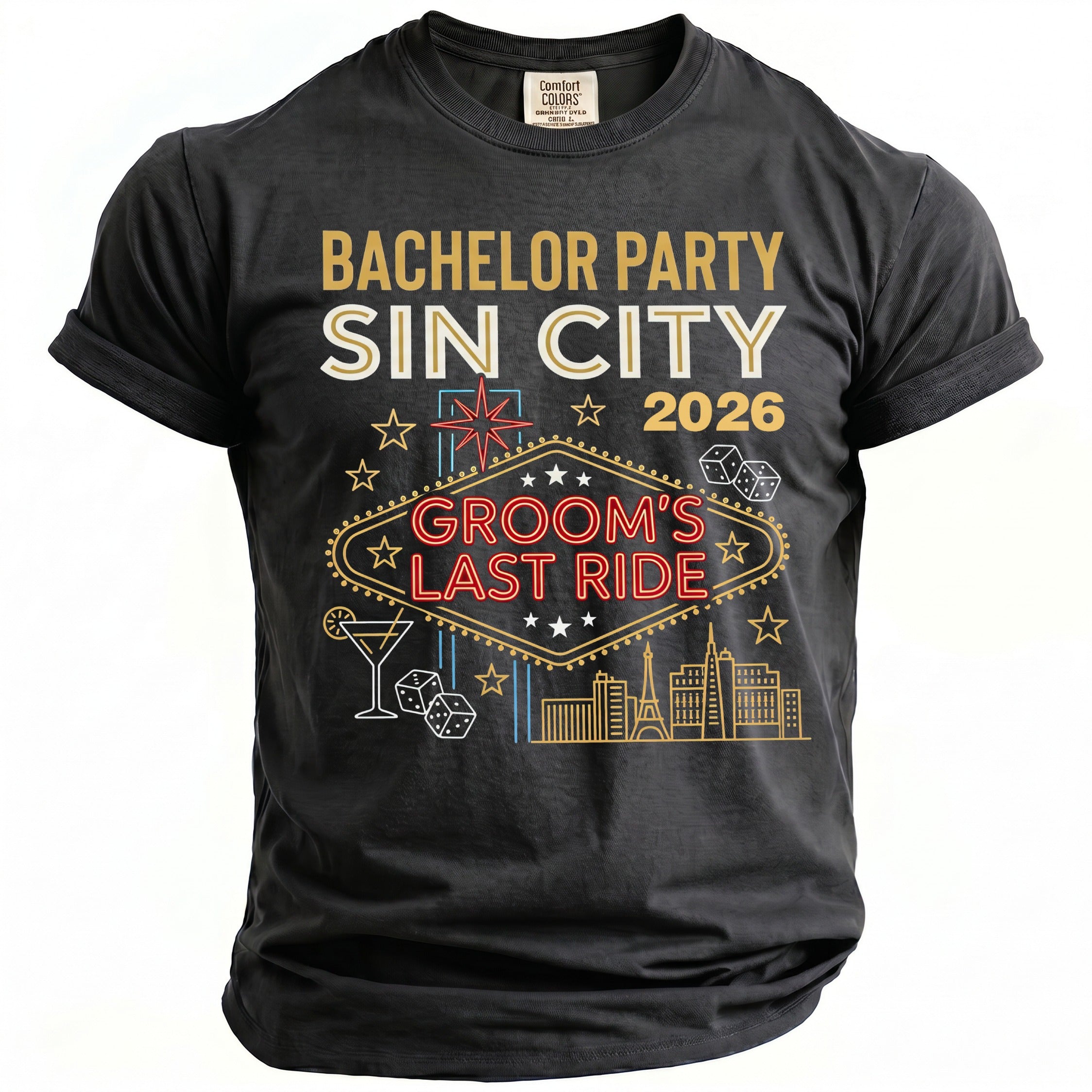 Sin City Party T-Shirt - Midnight Gents