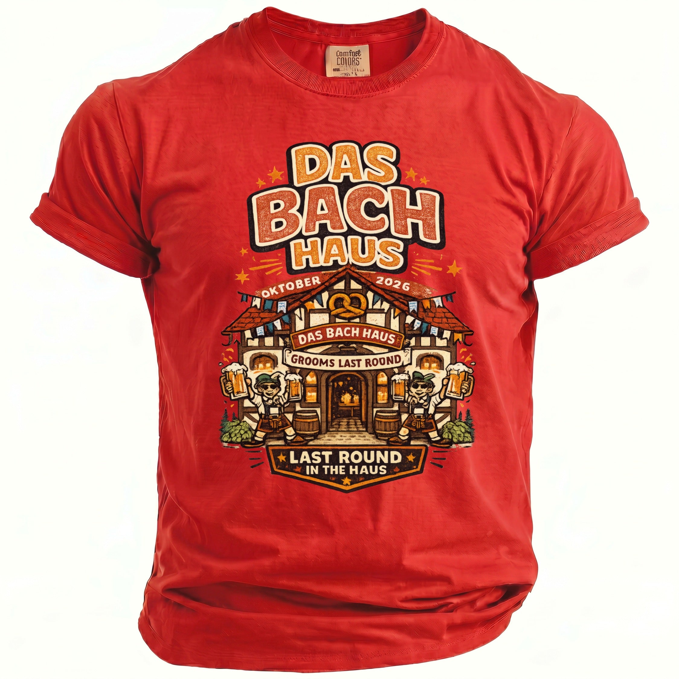 Bach Haus Bachelor Celebration T-Shirt - Midnight Gents