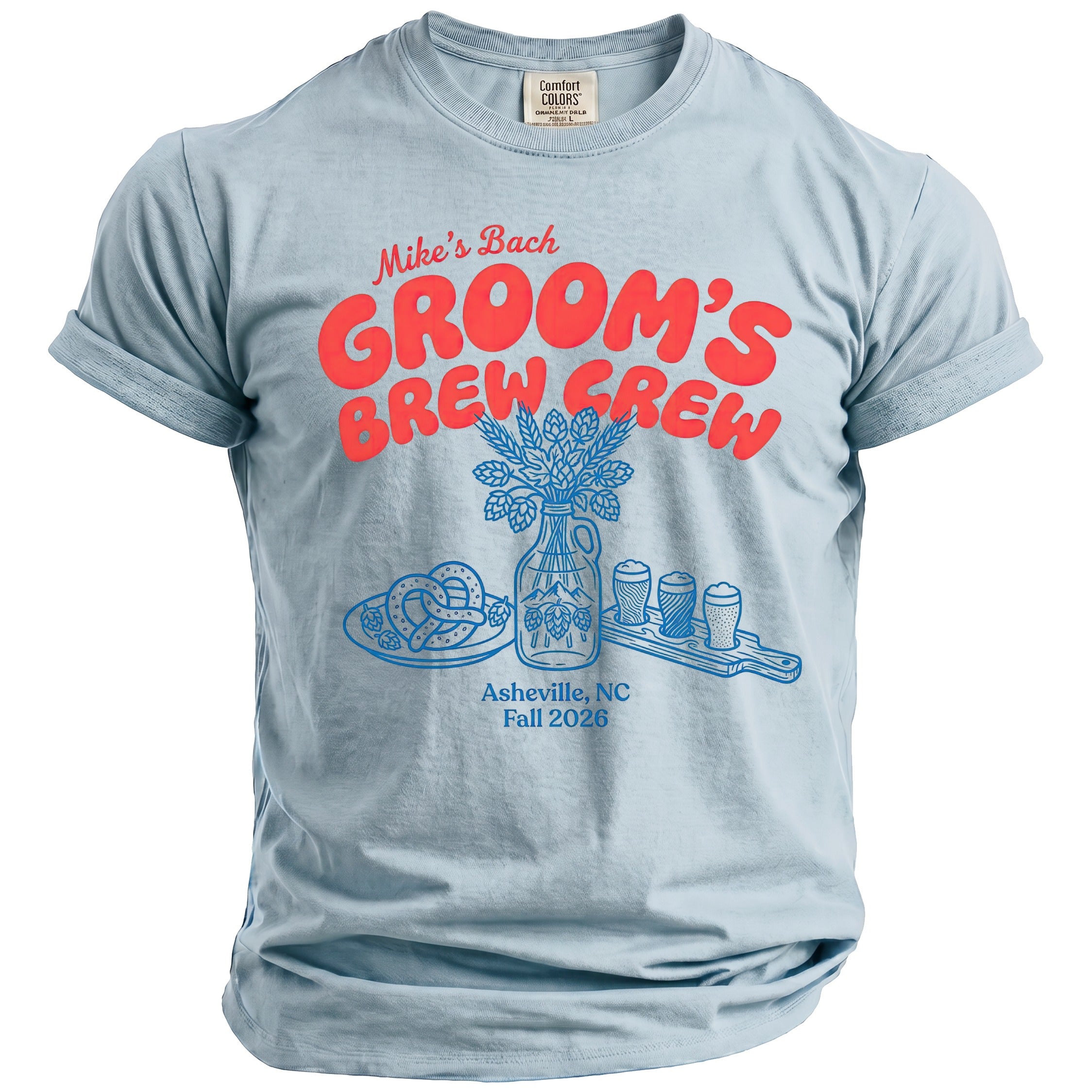 Groom's Brew Crew Tee - Midnight Gents