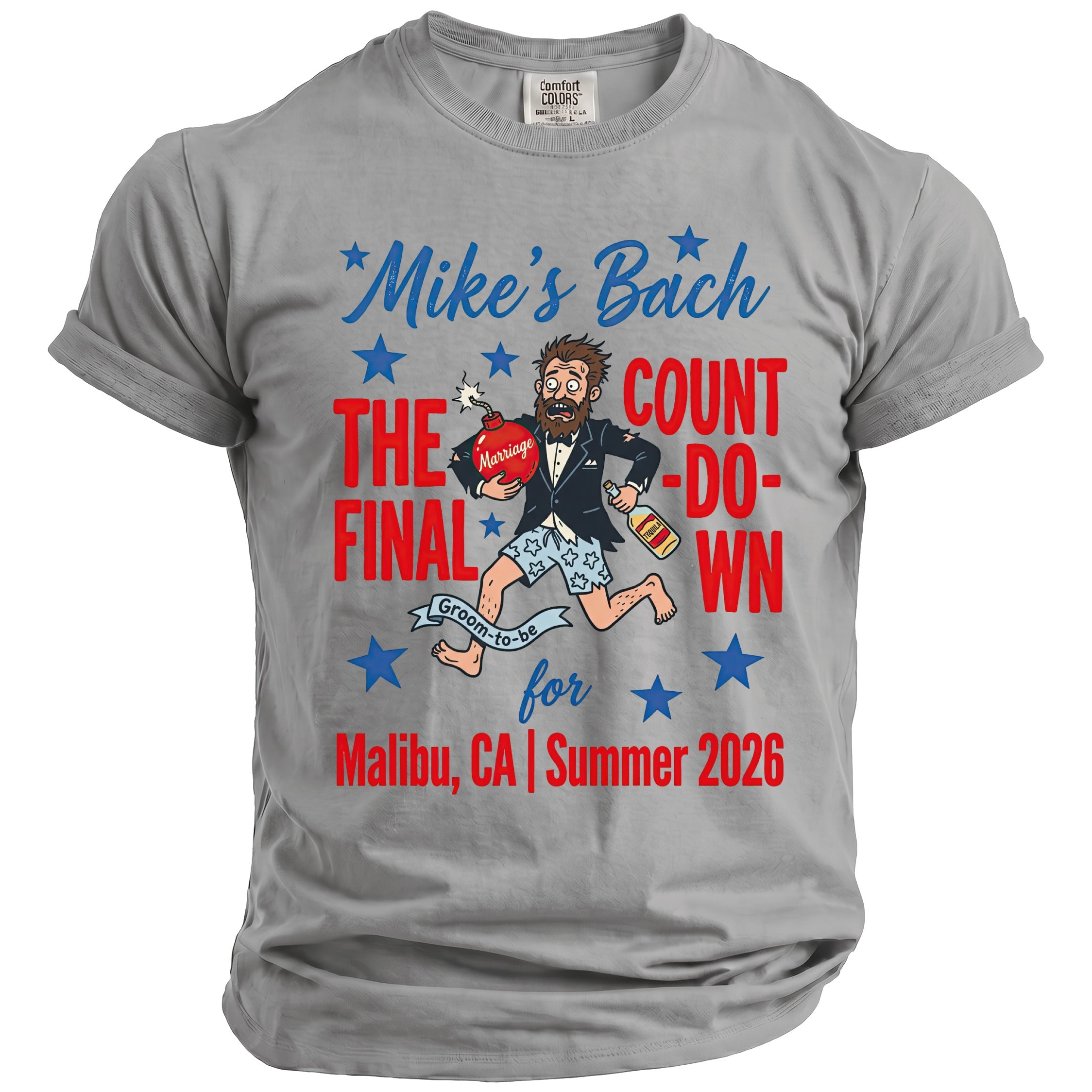 Mike's Bach The Final Countdown for Malibu, CA Summer 2026 shirt.