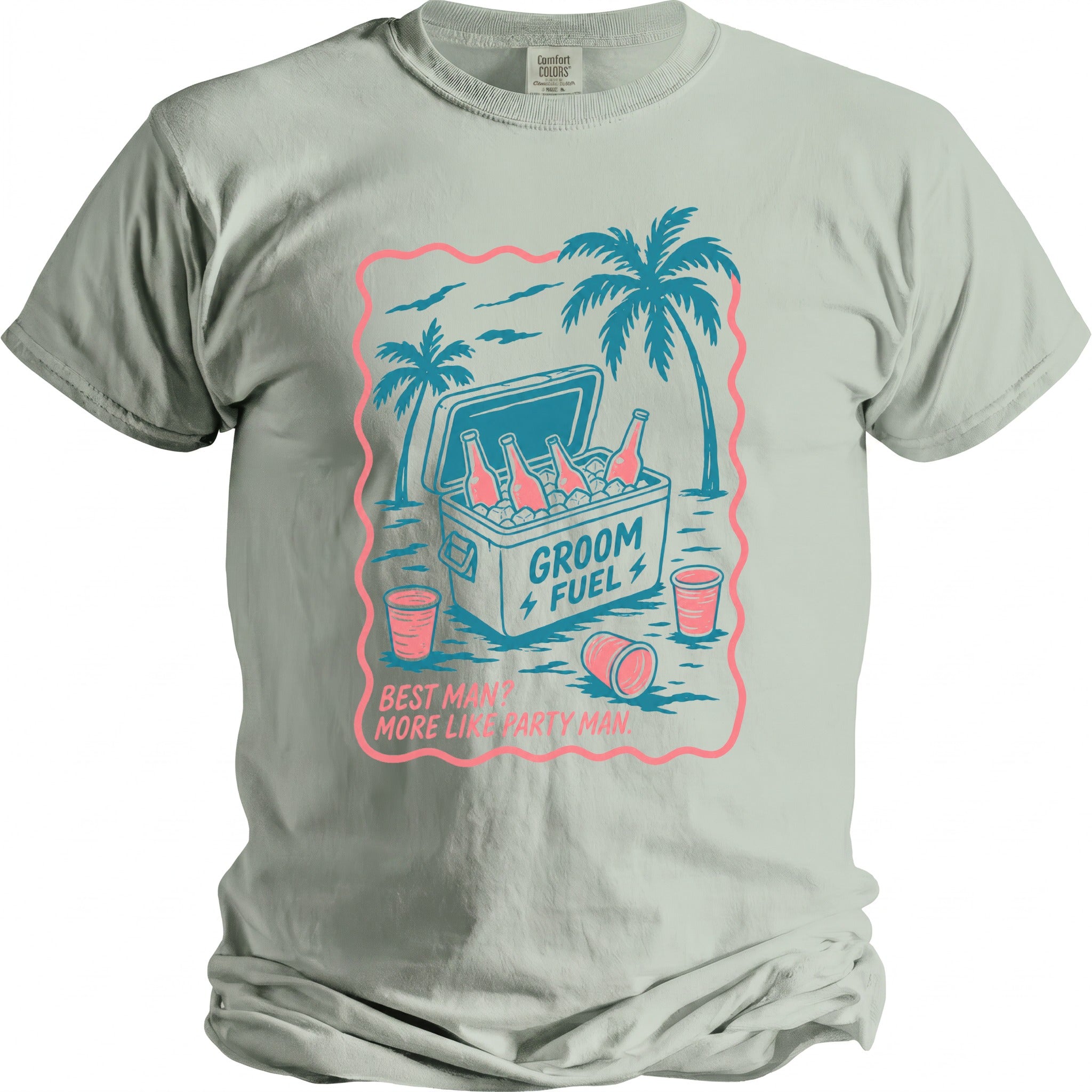 Groom Fuel Party T-Shirt - Midnight Gents