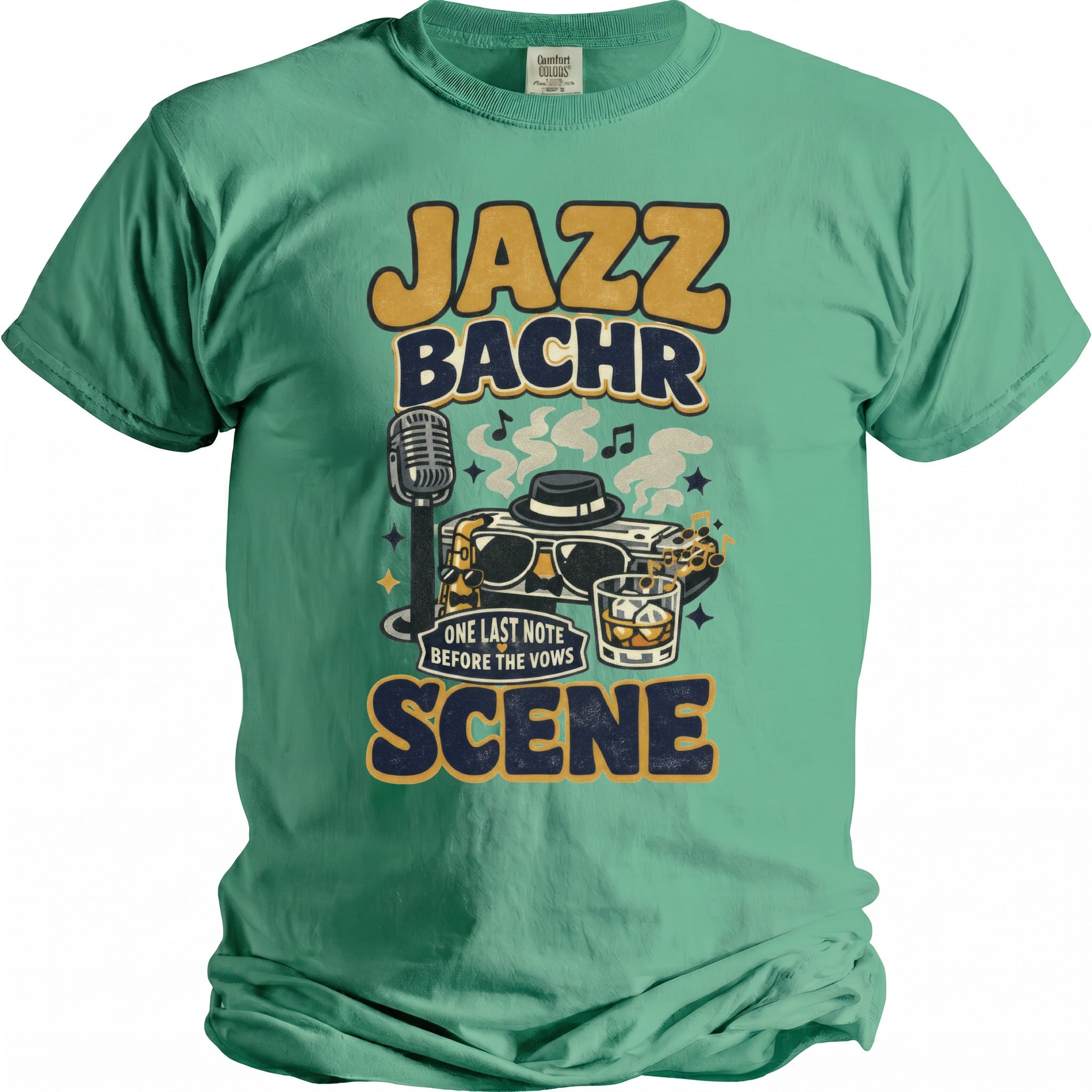 Jazz Bachr Scene T-Shirt - Midnight Gents