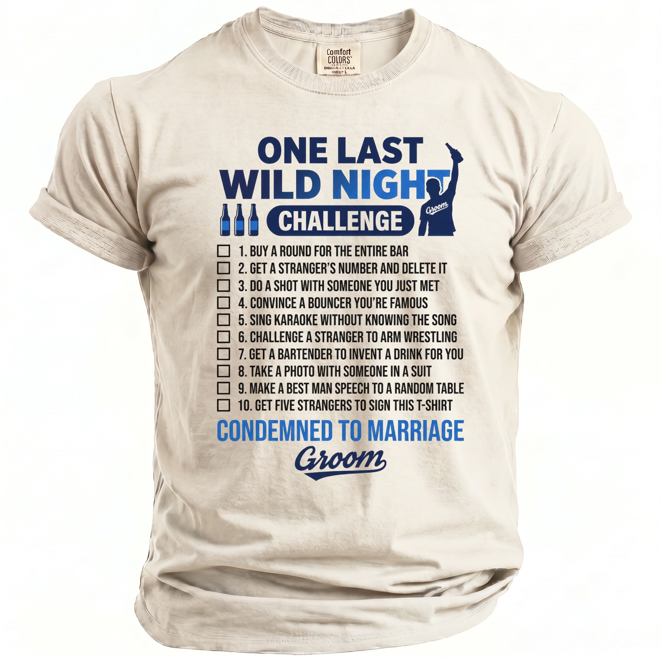 Last Wild Night Challenge Tee - Midnight Gents