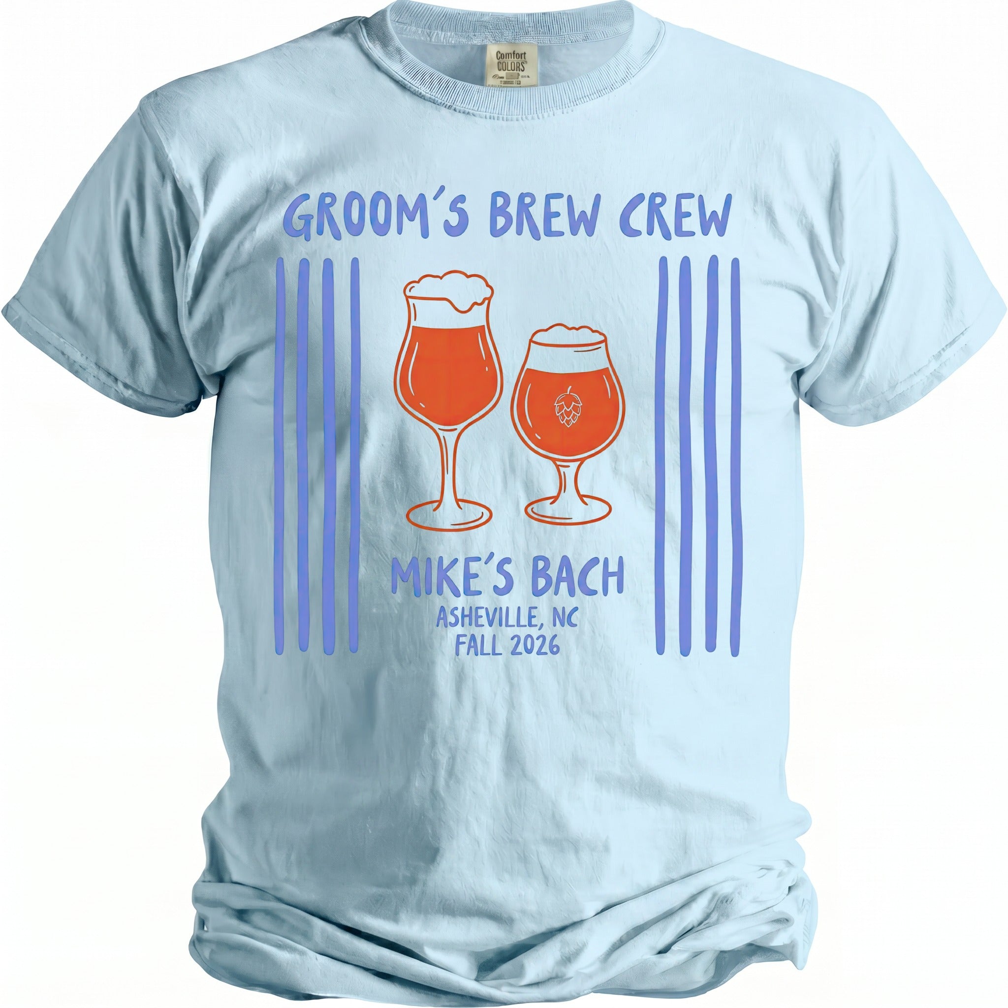 Groom's Brew Crew T-Shirt - Midnight Gents