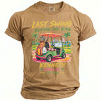 Brown t-shirt with "Last Swing Before the Ring Kenneth Miami, FL Est. 2026" graphic.