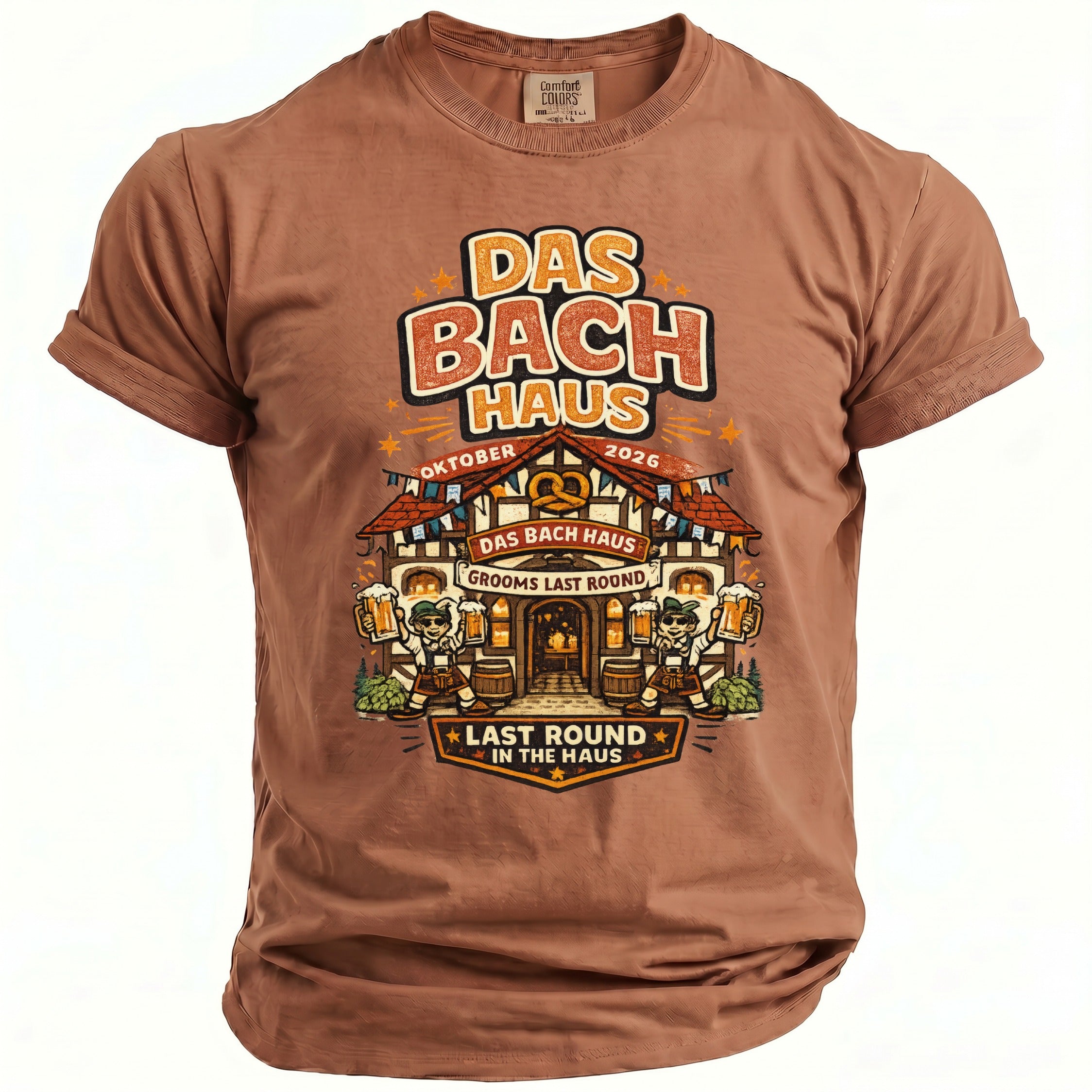 Bach Haus Bachelor Celebration T-Shirt - Midnight Gents