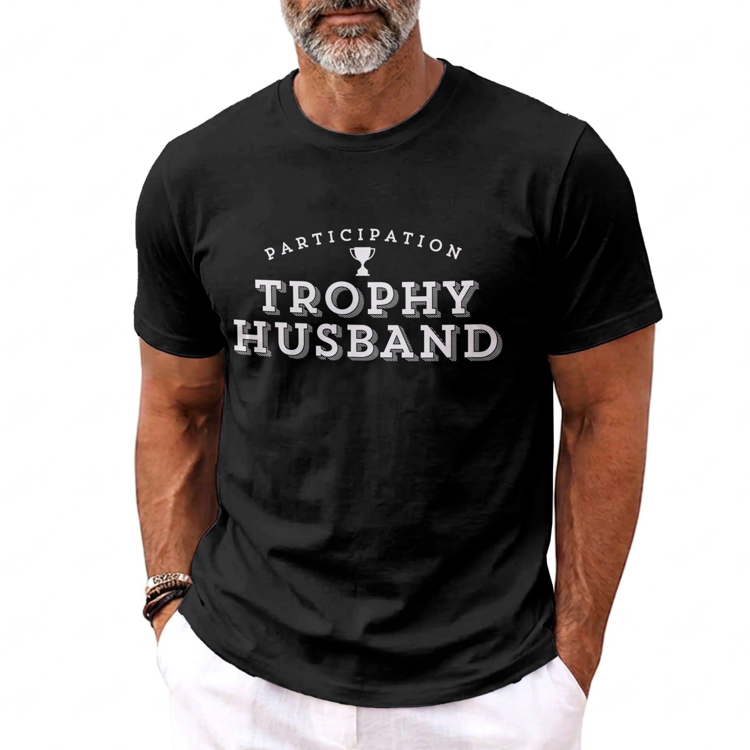 Trophy Husband T-Shirt - Midnight Gents