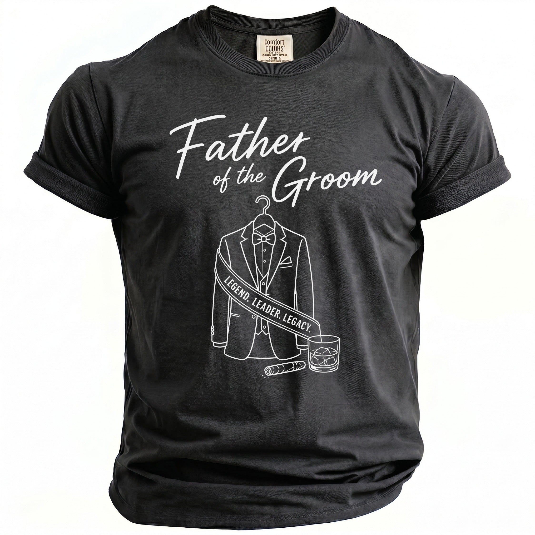 Father of Groom Legend T-Shirt - Midnight Gents