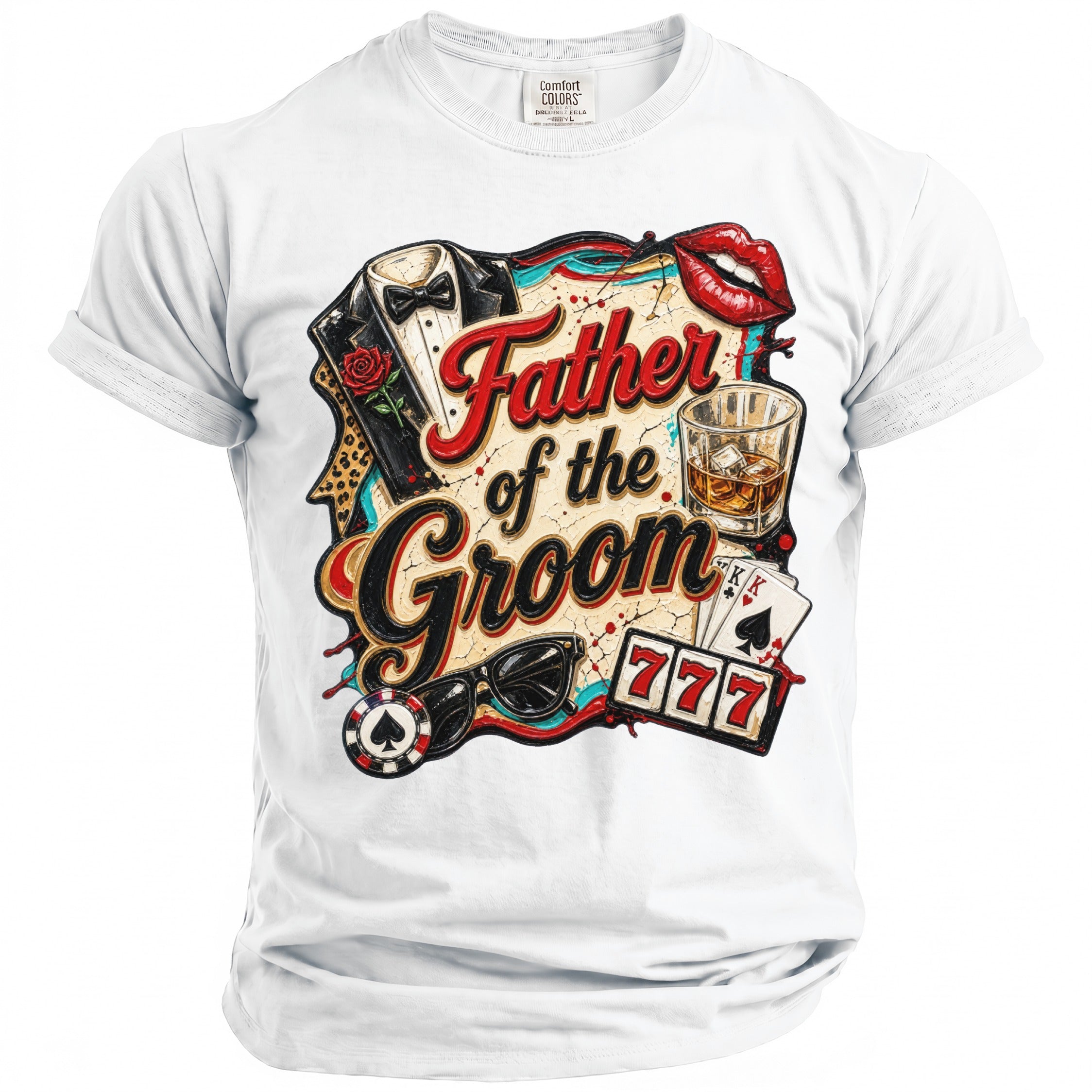 Father Groom Party T-Shirt - Midnight Gents