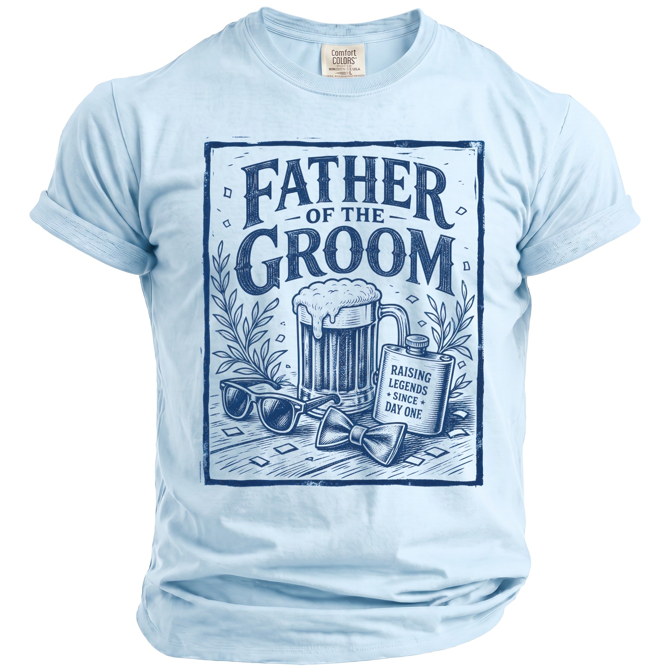 Father Groom Legends T-Shirt - Midnight Gents