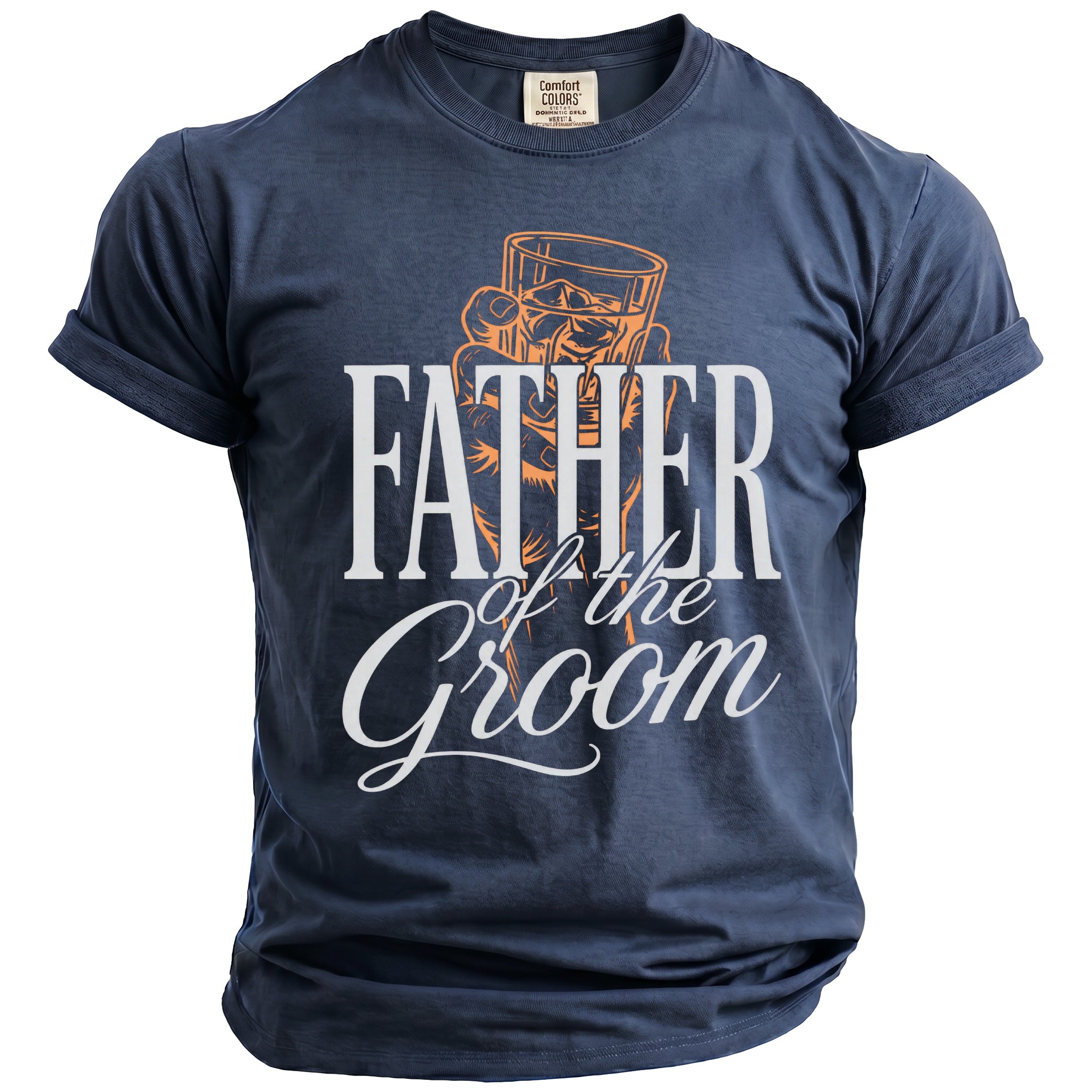 Father Groom Whiskey T-Shirt - Midnight Gents