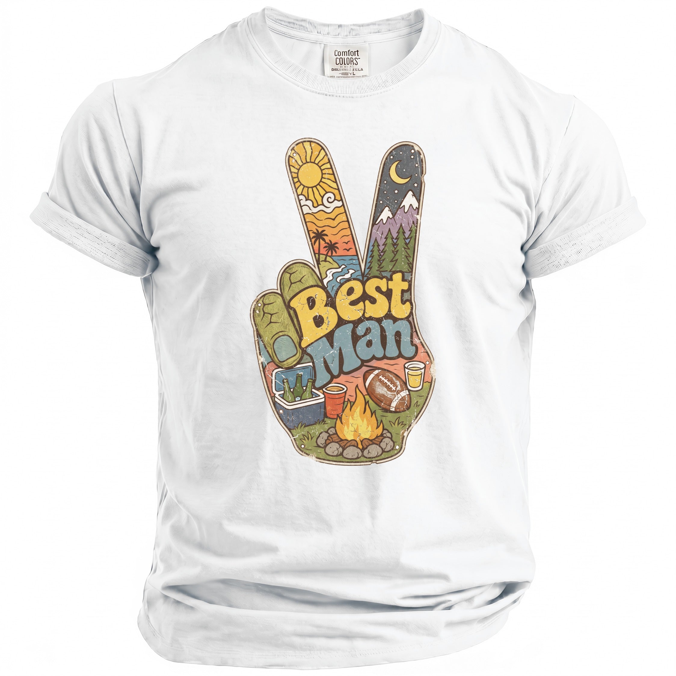 Best Man Bachelor Party Tee - Midnight Gents