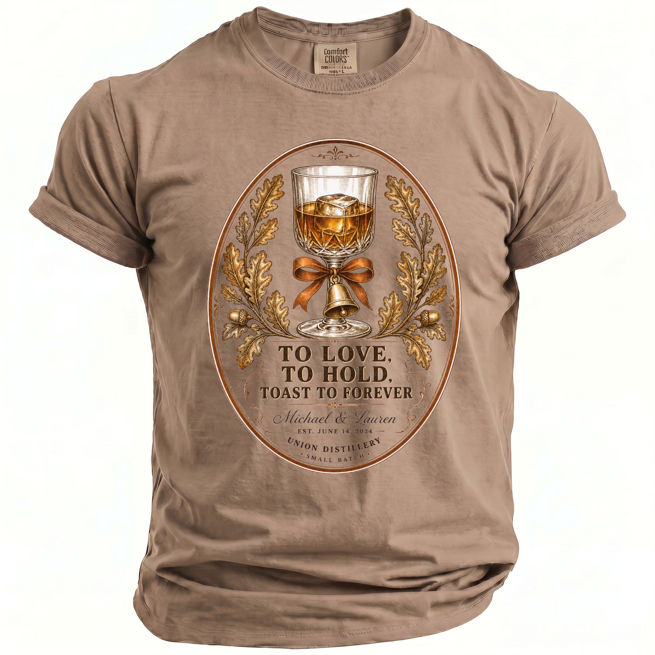 Forever Toast Whiskey T-Shirt - Midnight Gents