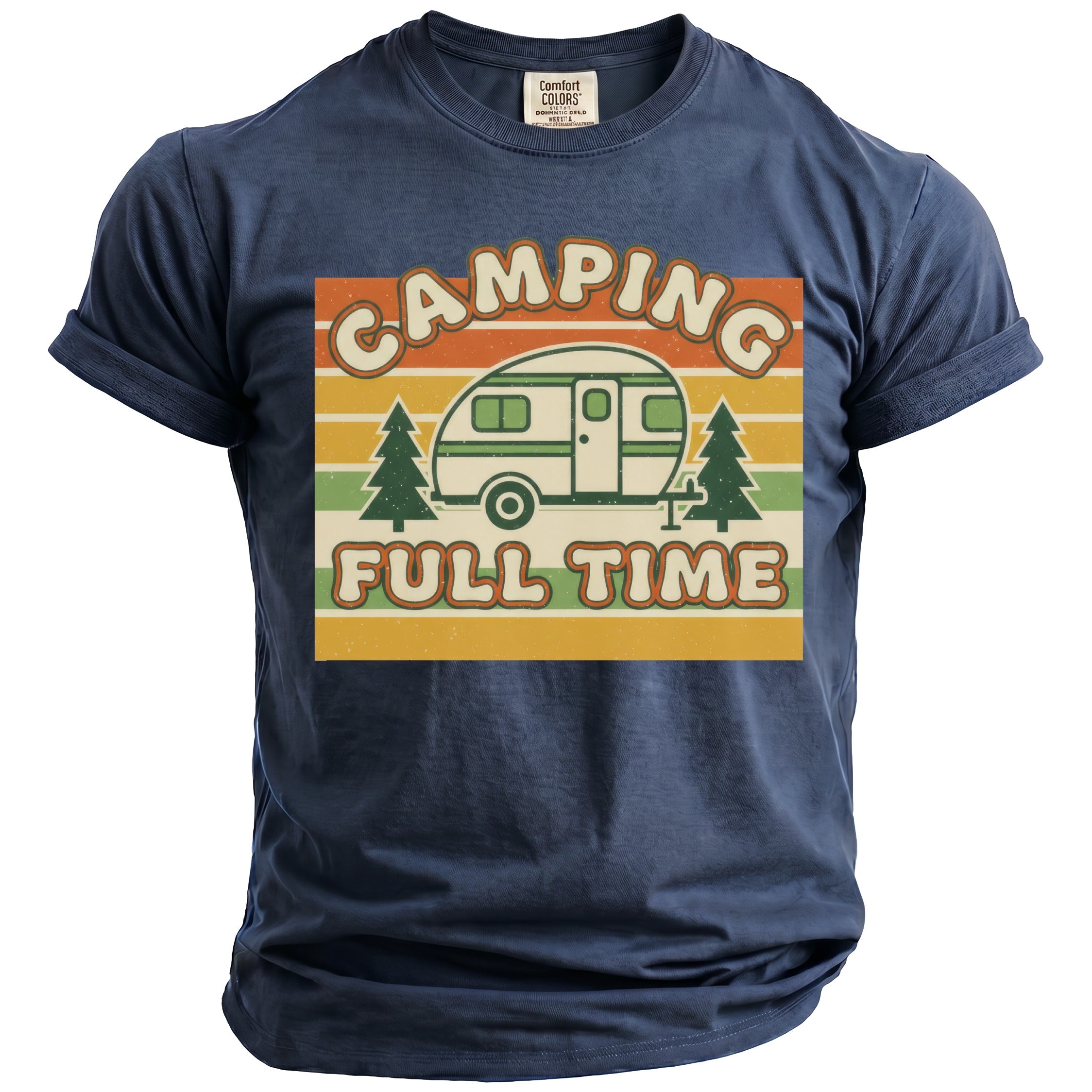 Navy t-shirt with graphic
