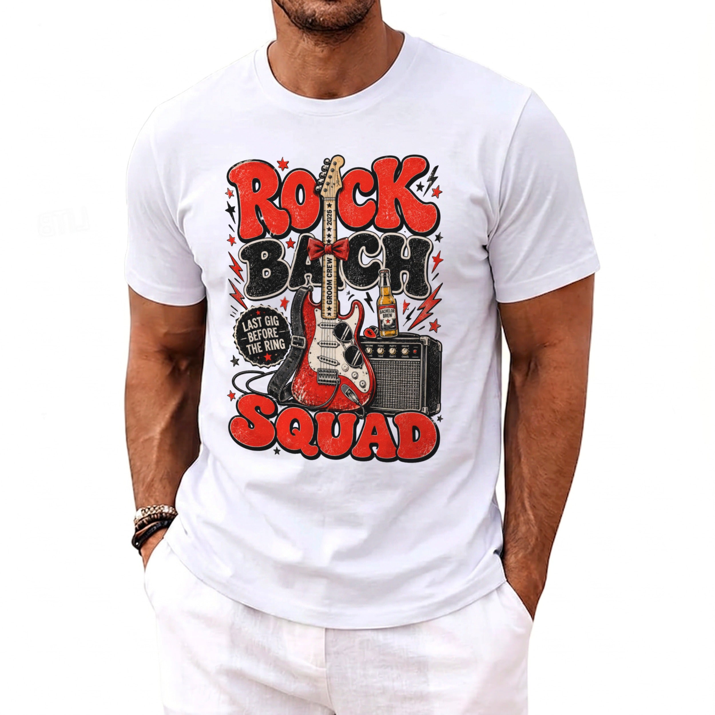 Rock Bach Squad Tee - Midnight Gents