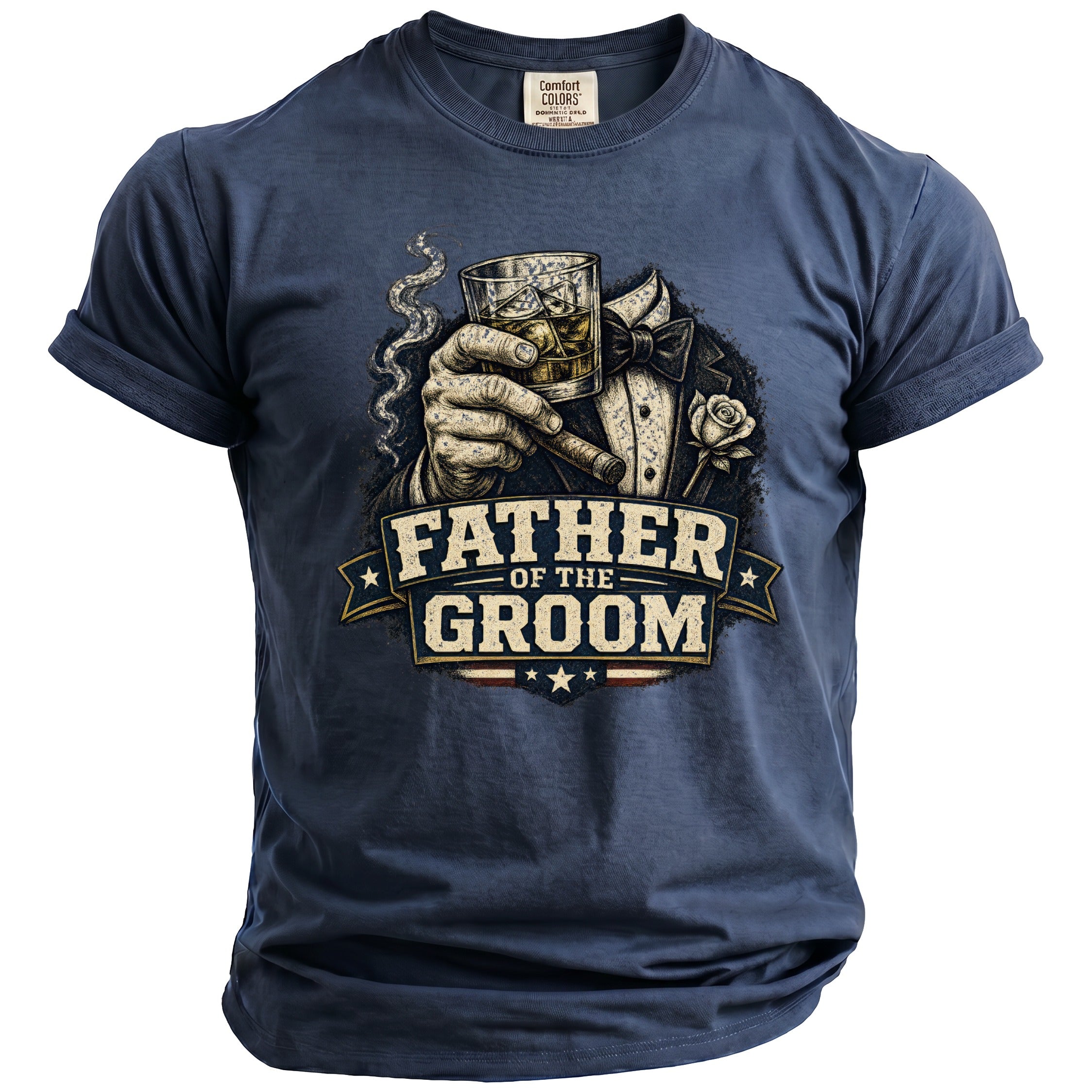 Groom's Father Party T-Shirt - Midnight Gents