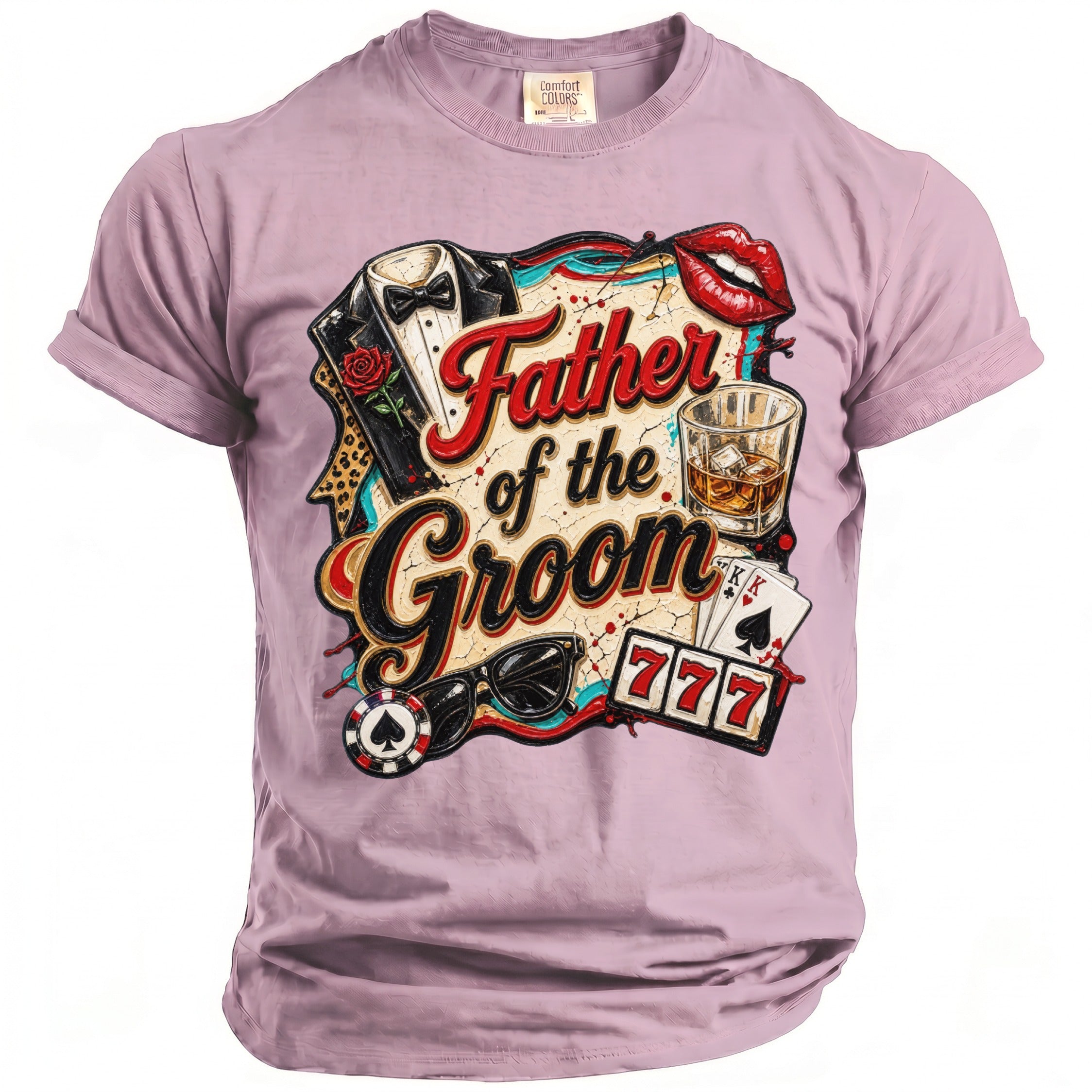 Father Groom Party T-Shirt - Midnight Gents