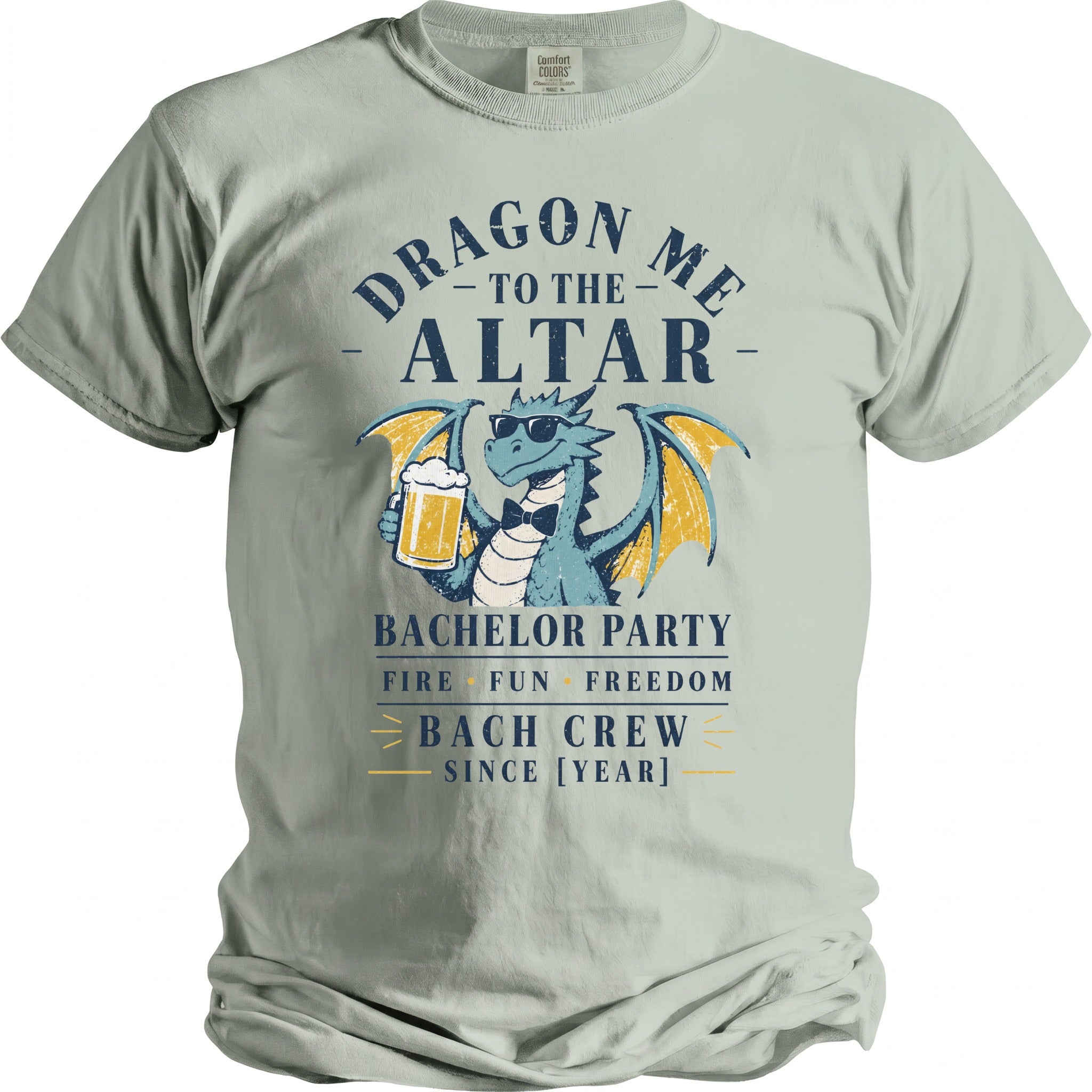 Dragon Bachelor Party T-Shirt - Midnight Gents