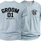 Groom 01 Personalized Bachelor Bash T-Shirt