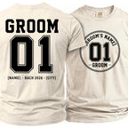 Groom 01 - Personalized double-sided T-Shirt