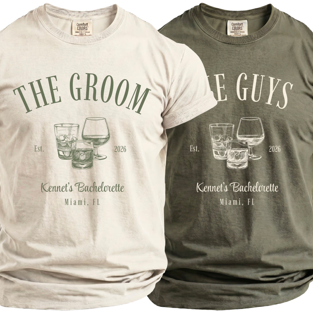 Groom & Guys Party T-Shirt - Midnight Gents