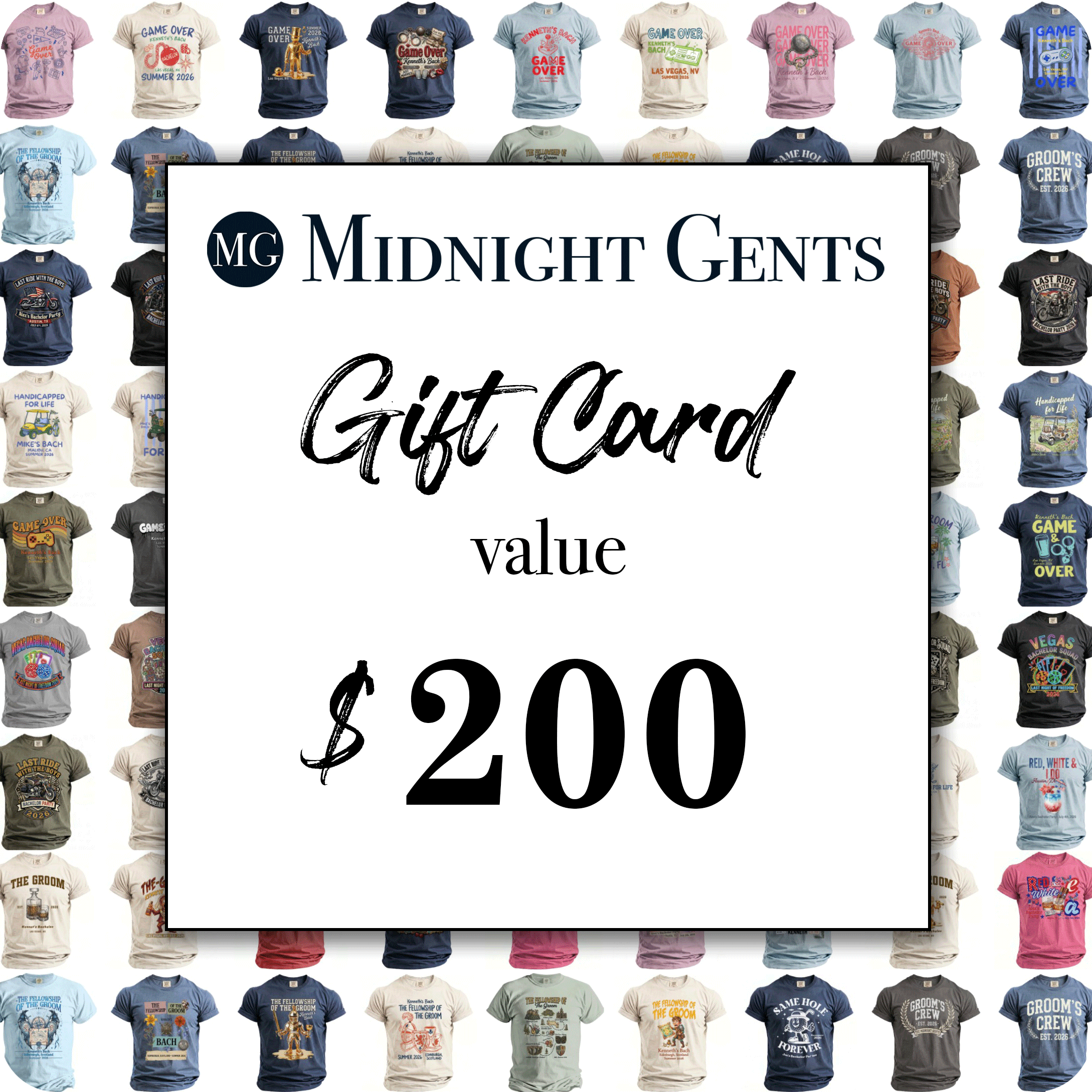 Gift Cards - Midnight Gents