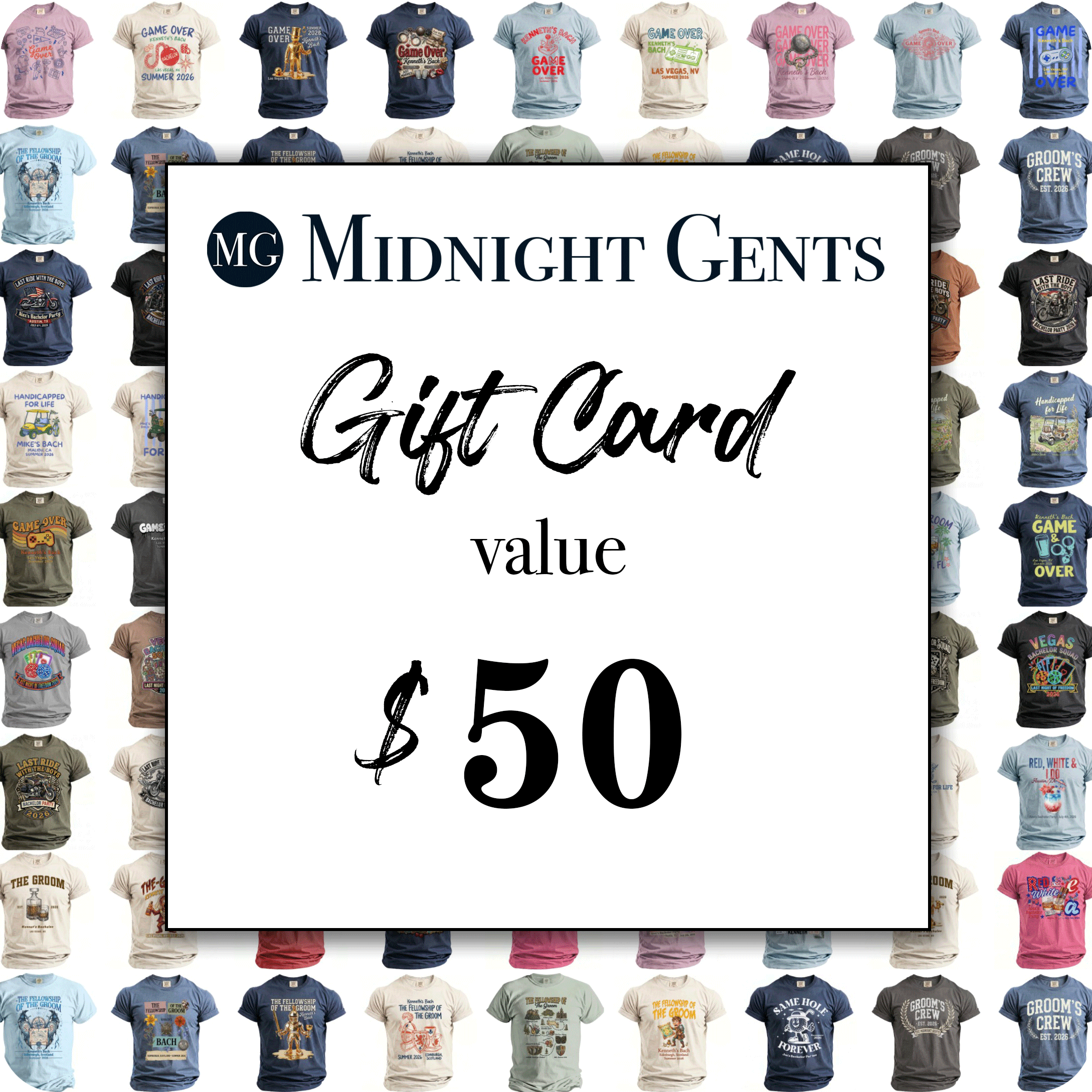 Gift Cards - Midnight Gents