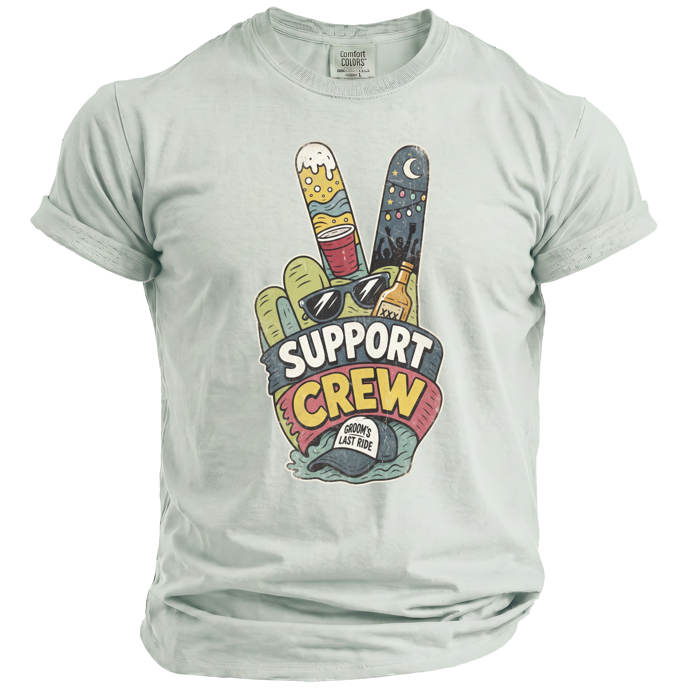 Support Crew Bachelor T-Shirt - Midnight Gents