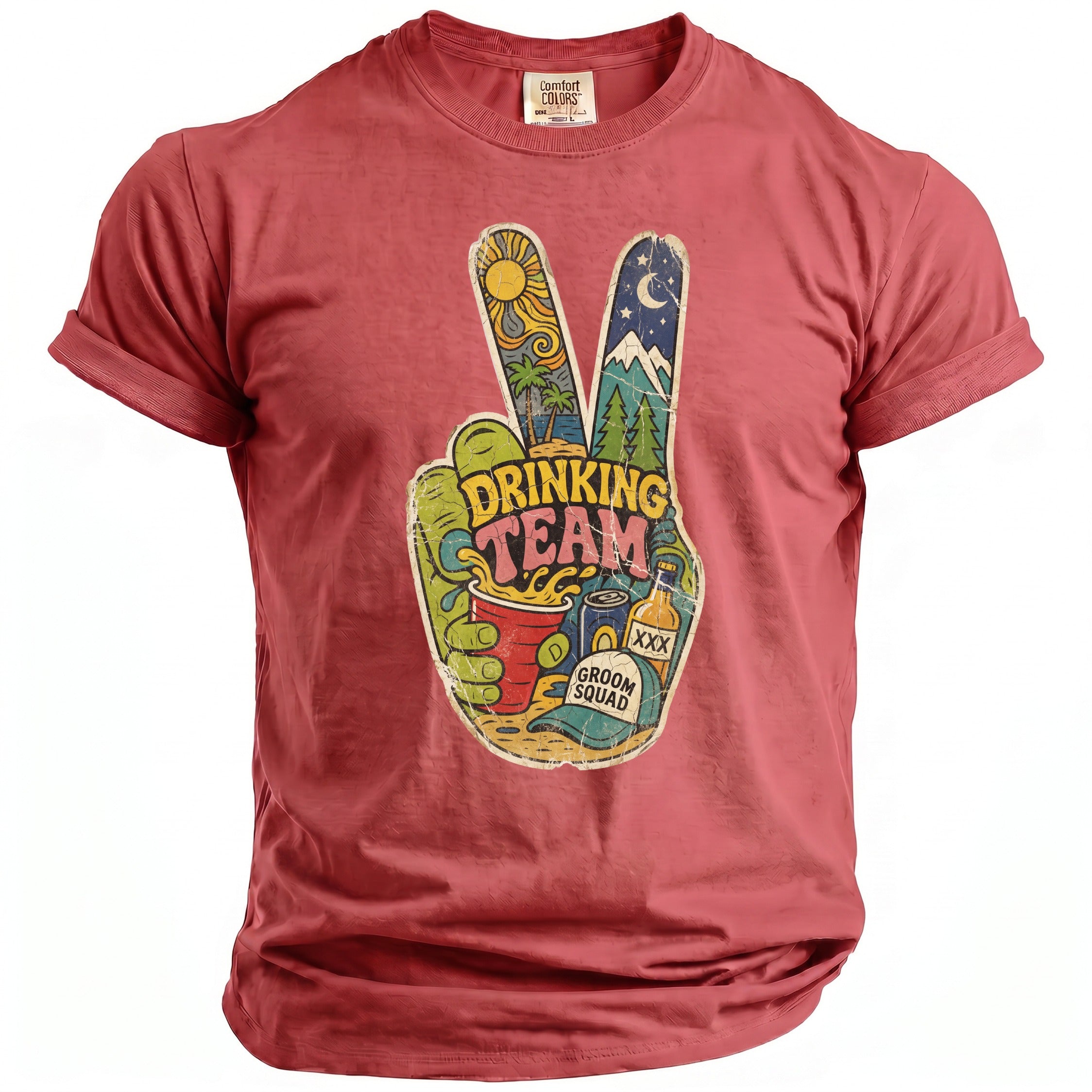 Drinking Team Bachelor T-Shirt - Midnight Gents