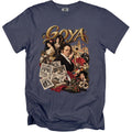 Goya artwork featuring historical scenes, paintings, and bullfighting.