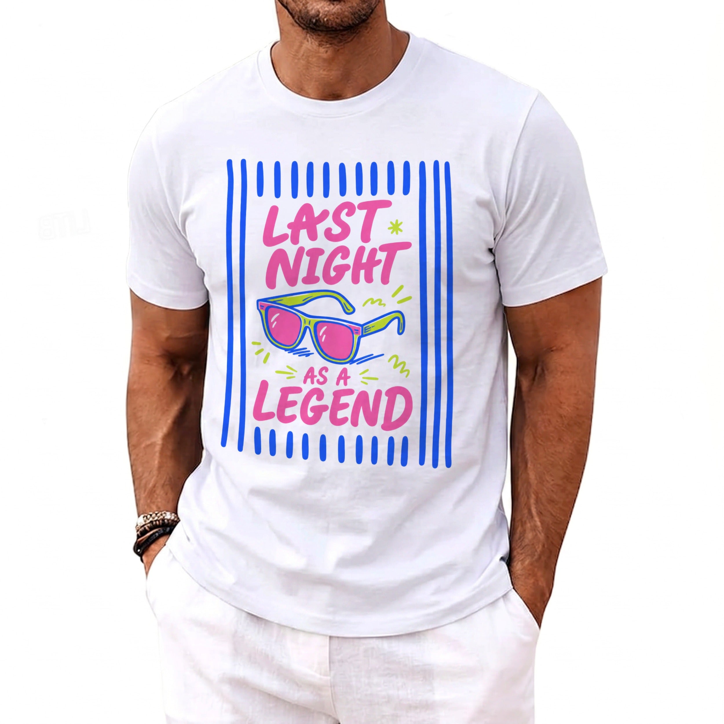 Party Legend Bachelor T-Shirt - Midnight Gents