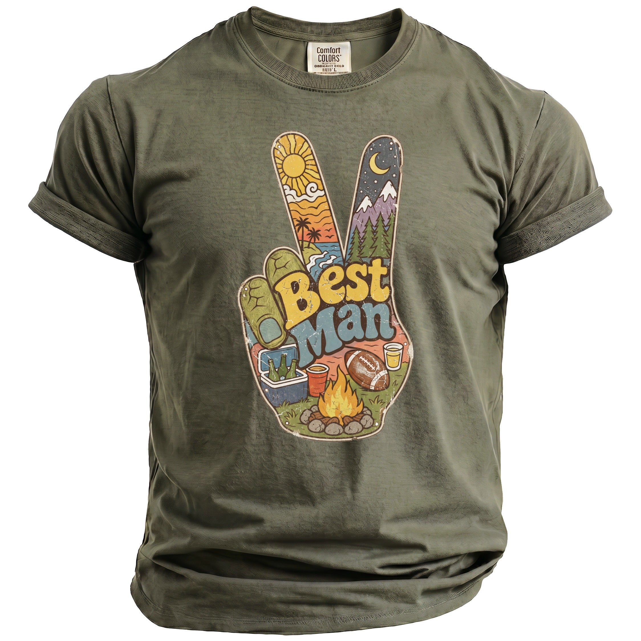 Best Man Bachelor Party Tee - Midnight Gents