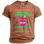 Brown t-shirt with "The Final Countdown" and "Mike's Bach Malibu, CA Summer 2026".