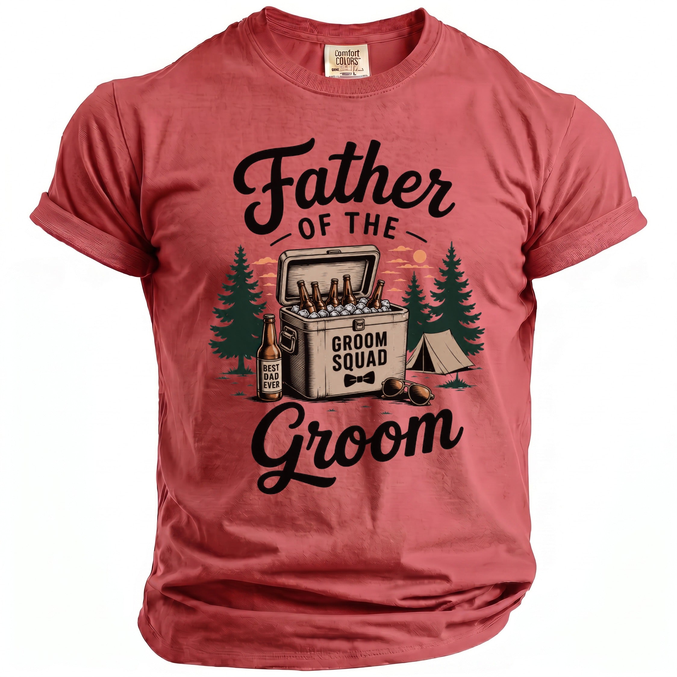 Father Groom Squad T-Shirt - Midnight Gents