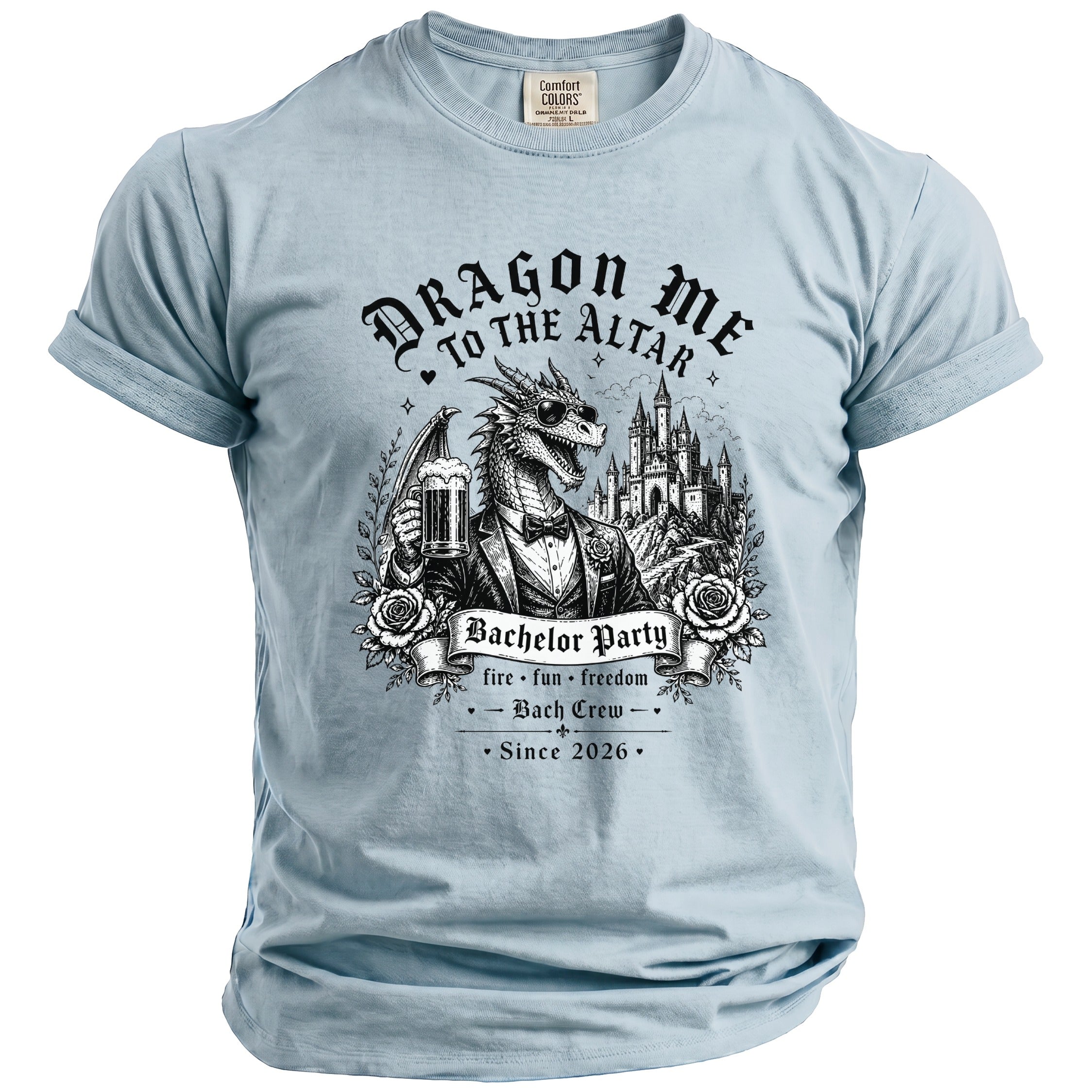 Altar Dragon Bachelor Tee - Midnight Gents