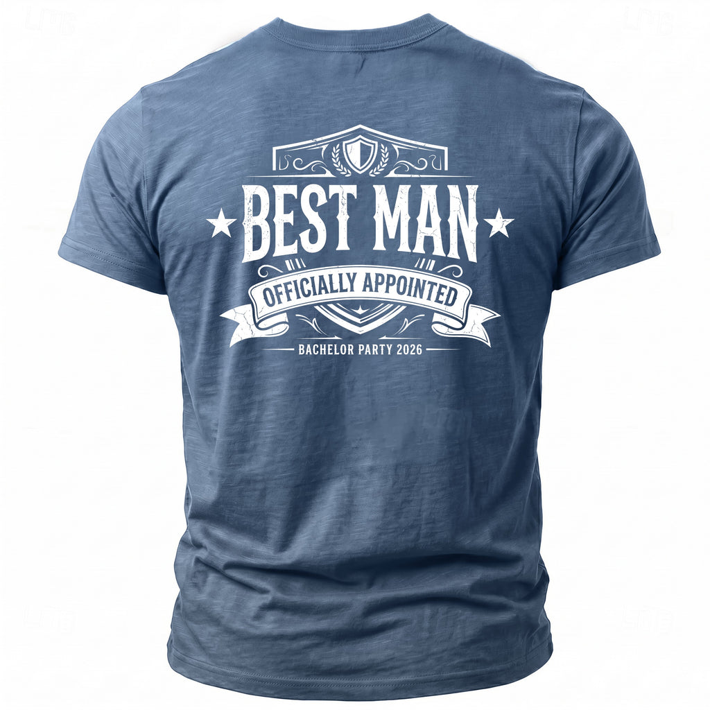Elite Best Man T-Shirt - Midnight Gents