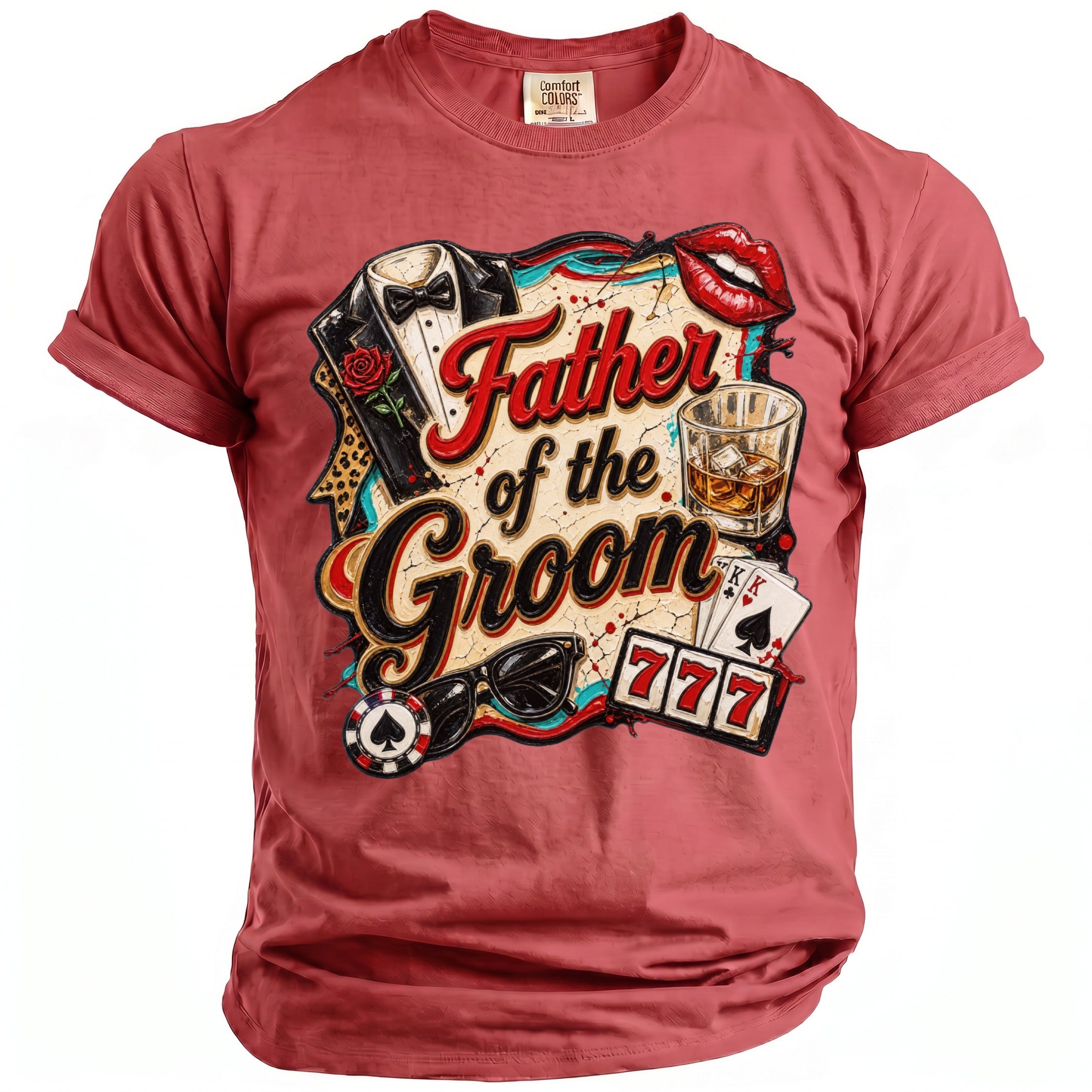 Father Groom Party T-Shirt - Midnight Gents