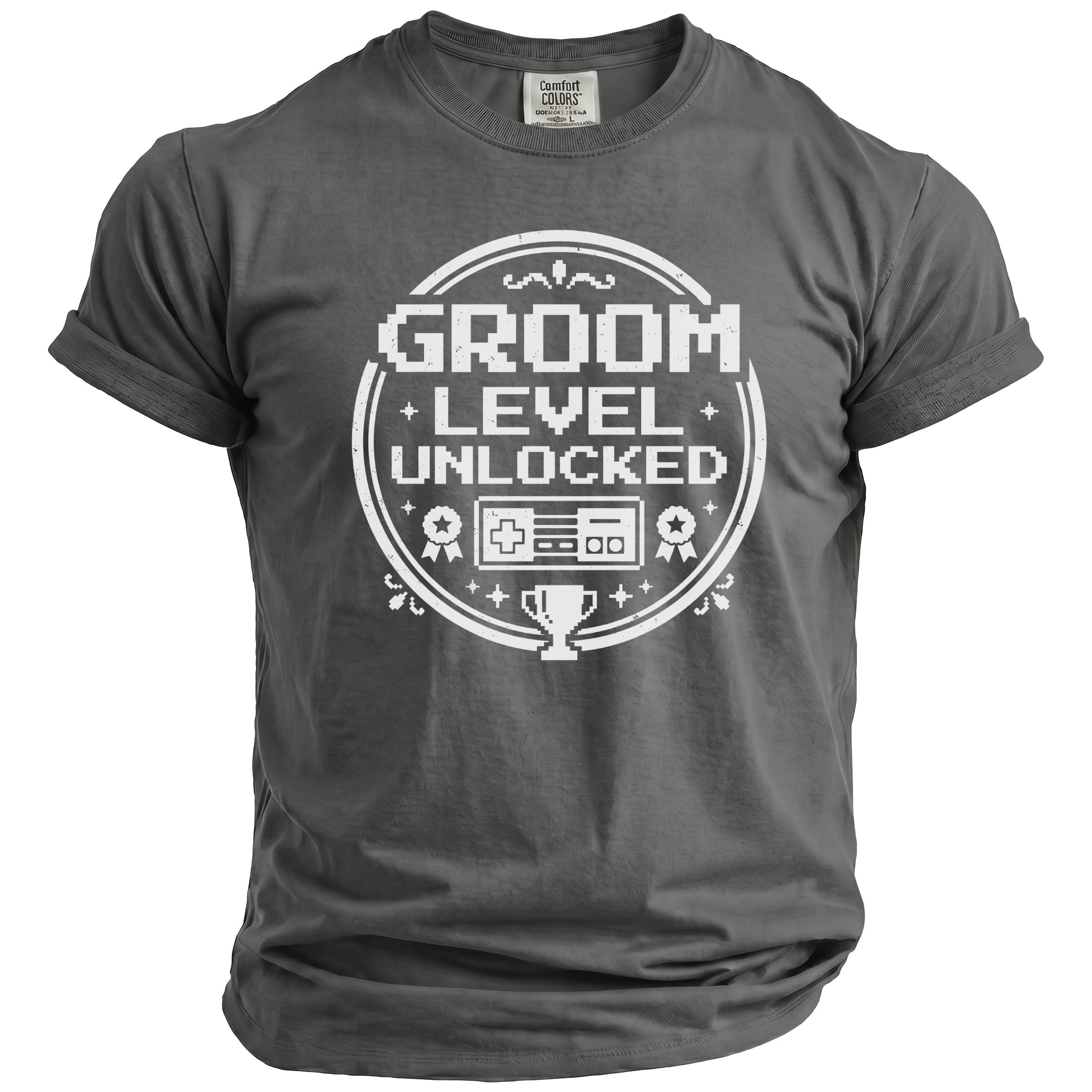 Groom Level Up T-Shirt - Midnight Gents