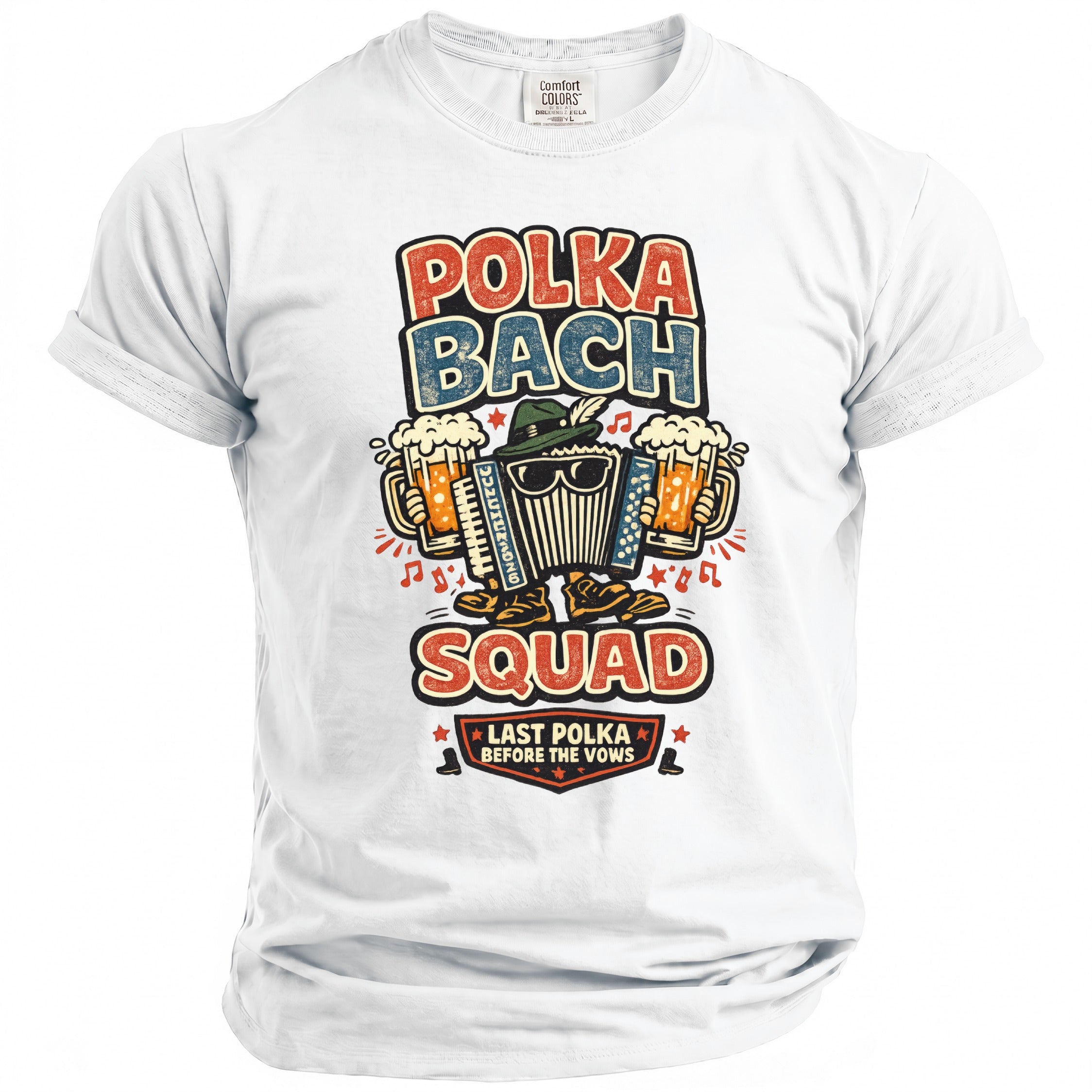 Polka Bach Squad T-Shirt - Midnight Gents
