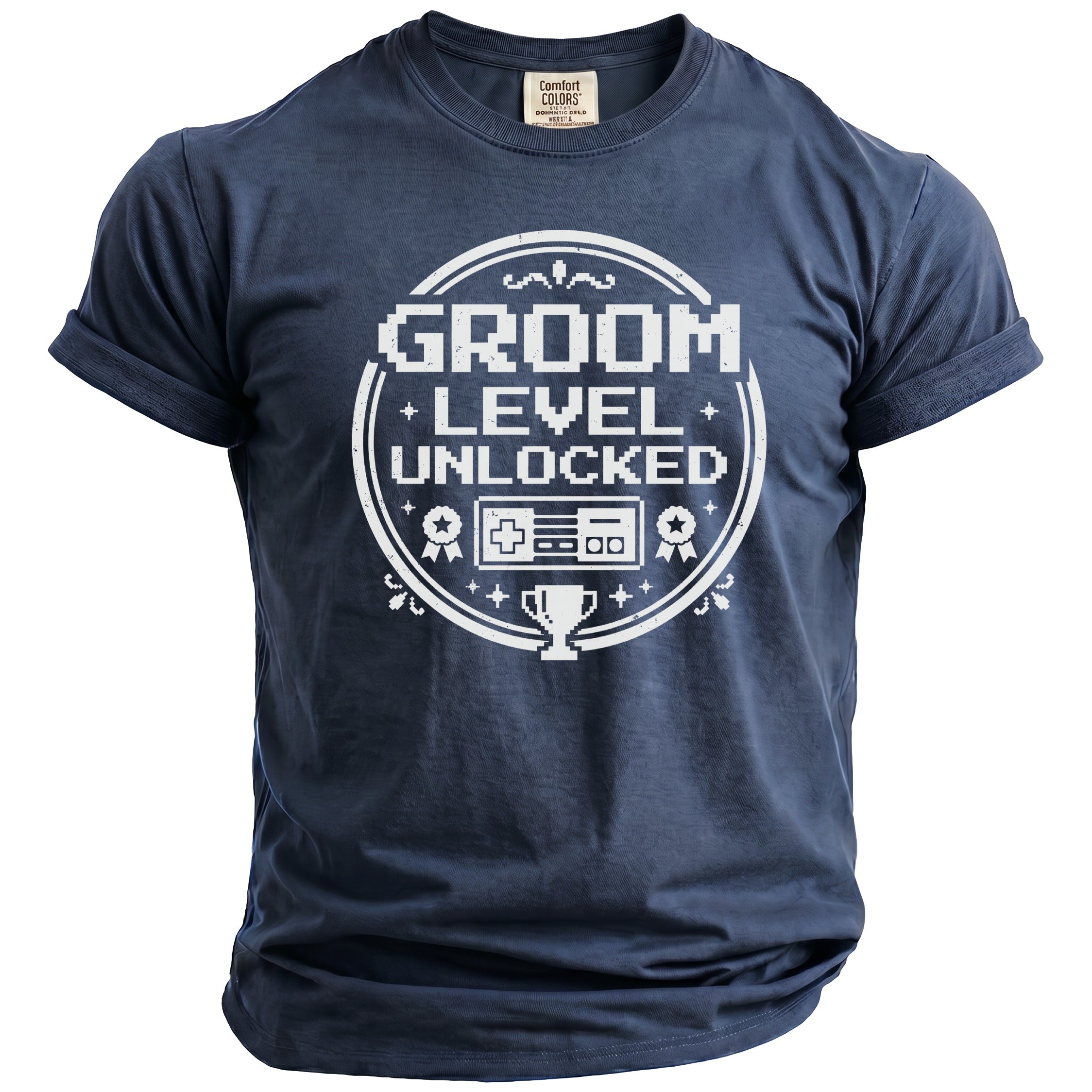 Groom Level Up T-Shirt - Midnight Gents